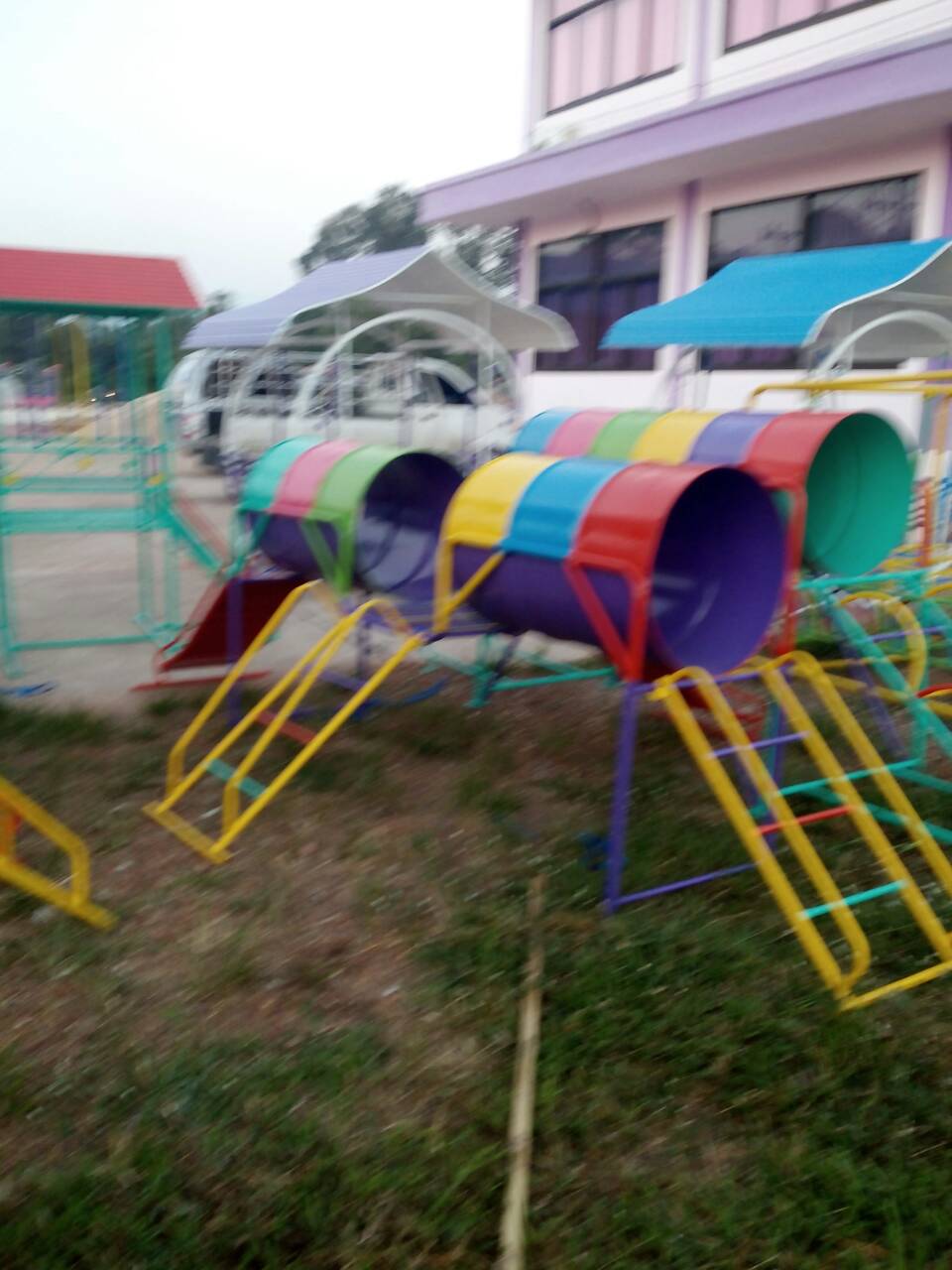 รหัส PG ผลงานติดตั้ง (อบต.โคกกรวด อ.ปากพลี จ.นครนายก) เครื่องเล่นสนามกลางแจ้งสำหรับเด็ก