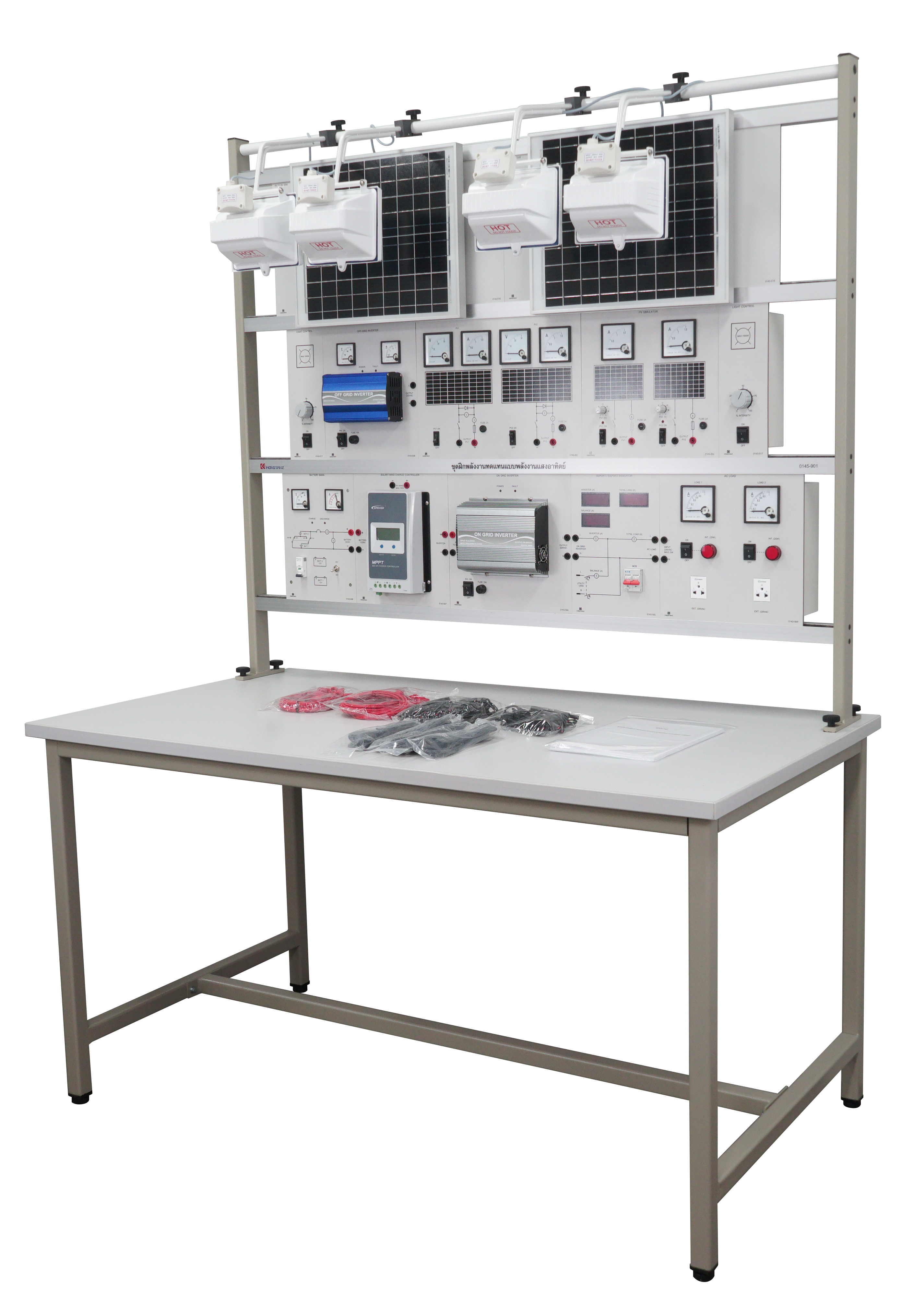 ชุดฝึกพลังงานทดแทนแบบพลังงานแสงอาทิตย์ KONSTANZ รุ่น 0145-901