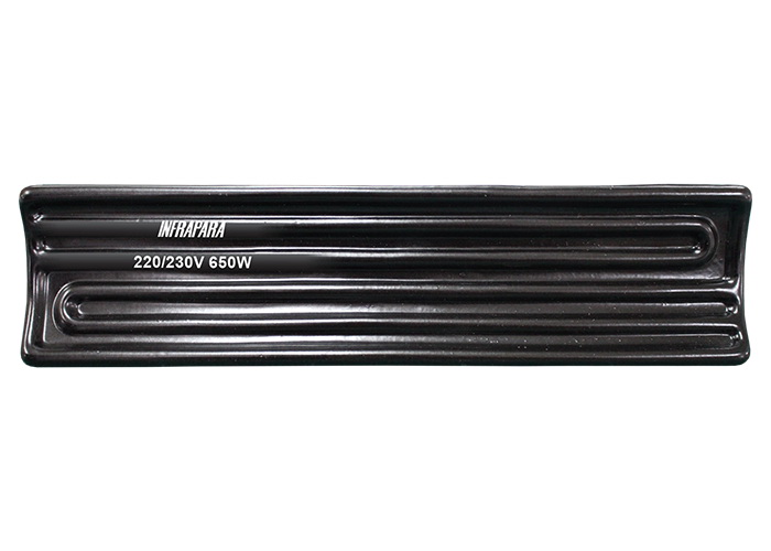 ฮีตเตอร์อินฟราเรดแบบแผ่นเซรามิค ยี่ห้อ INFRAPARA รุ่น A-1-T-16CM 650W 220V 4wire Black