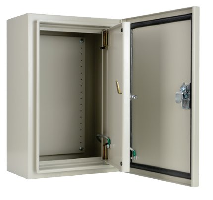 KBJC ตู้ไฟสวิทช์บอร์ดแบบกันฝุ่นกันน้ำ ฝา 2 ชั้น ไม่มีหลังคา (ฝานอกทึบ)