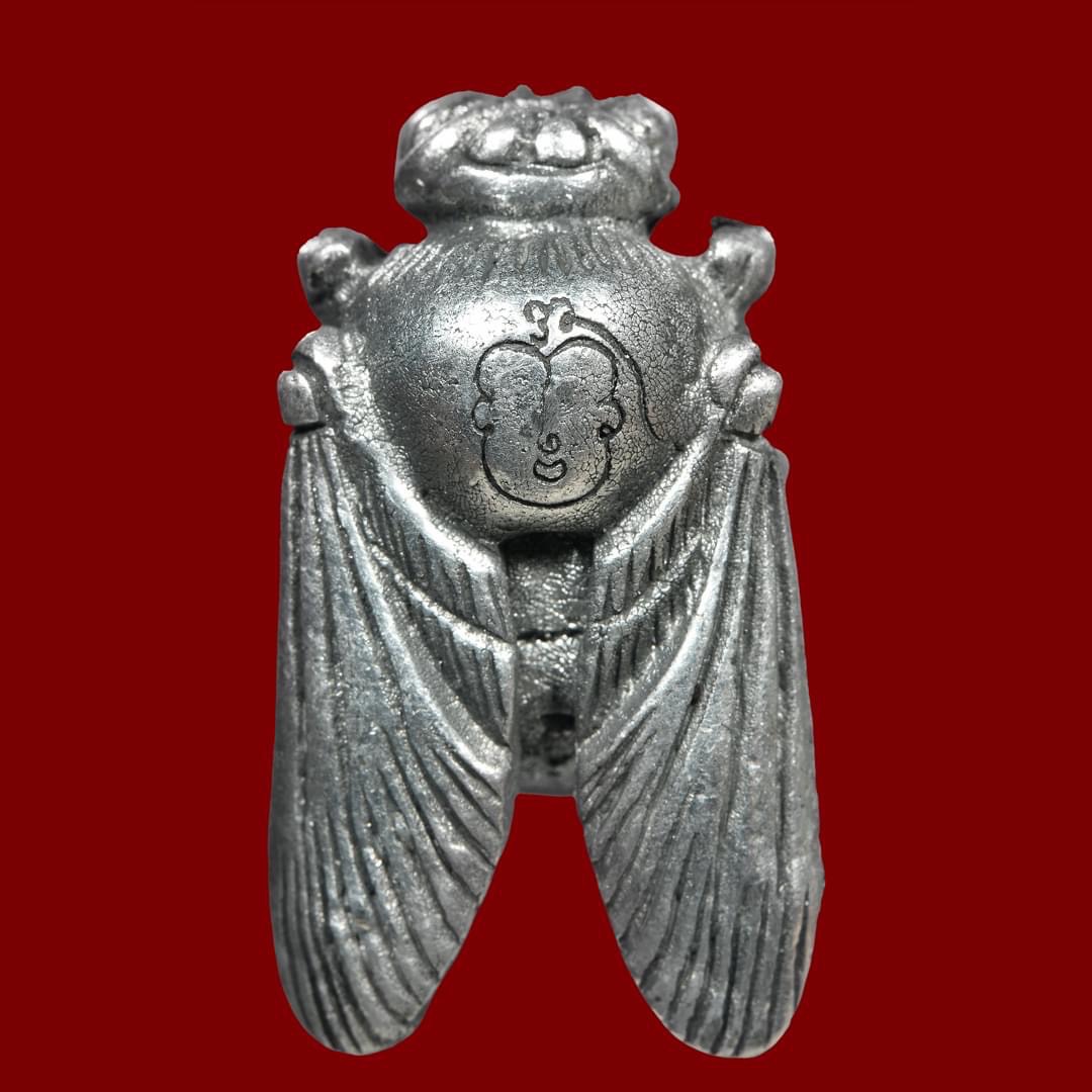 แมลงภู่คำ เลี่ยมน้ำมันว่านมหาเสน่ห์พญาไก่แดงของครูบาออ