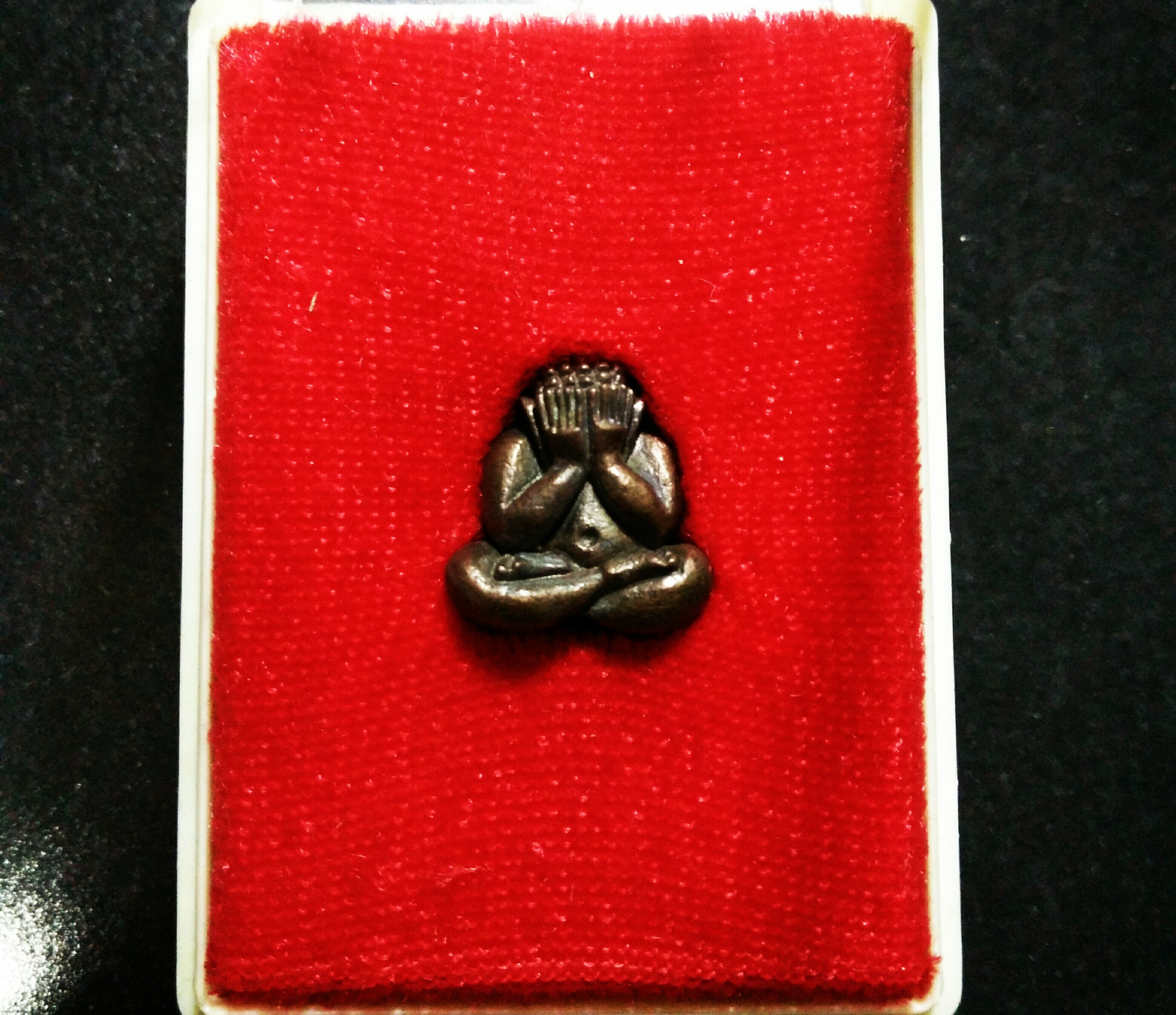 หลวงพ่อโสธร เนื้อนวโลหะ หลวงปู่วิเวียร วัดดวงแข ปี 35