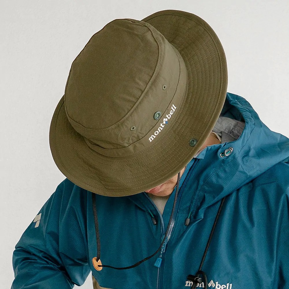 หมวกเดินป่า ตกปลา Montbell Fishing hat ของใหม่ ของแท้ พร้อมส่งจากไทย หมวกกันน้ำ Bucket