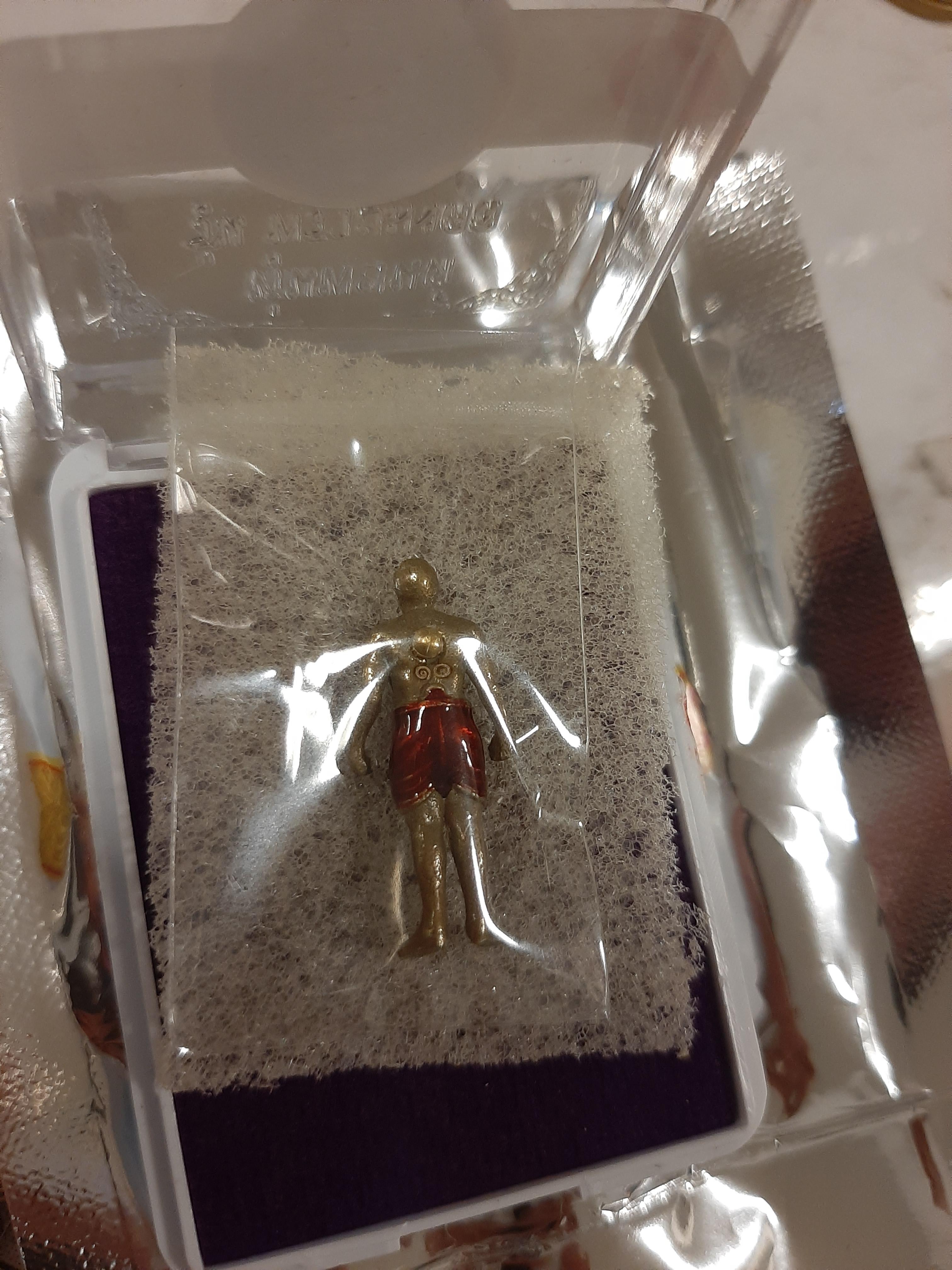 หุ่นพยนต์พิมพ์เล็ก (เลข ๑๐)รุ่น พรายมงคล วัดหนองหิน หลวงพ่อเล็กร่วมเสก