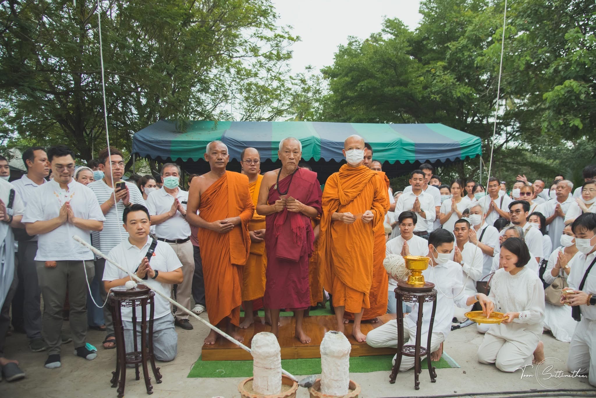 สมเด็จองค์ปฐม (หลวงพ่อไหลมาเทมา) ขนาด 5 นิ้ว หลวงพ่อเล็ก พุทธาภิเษกหลายวาระ ปี 67