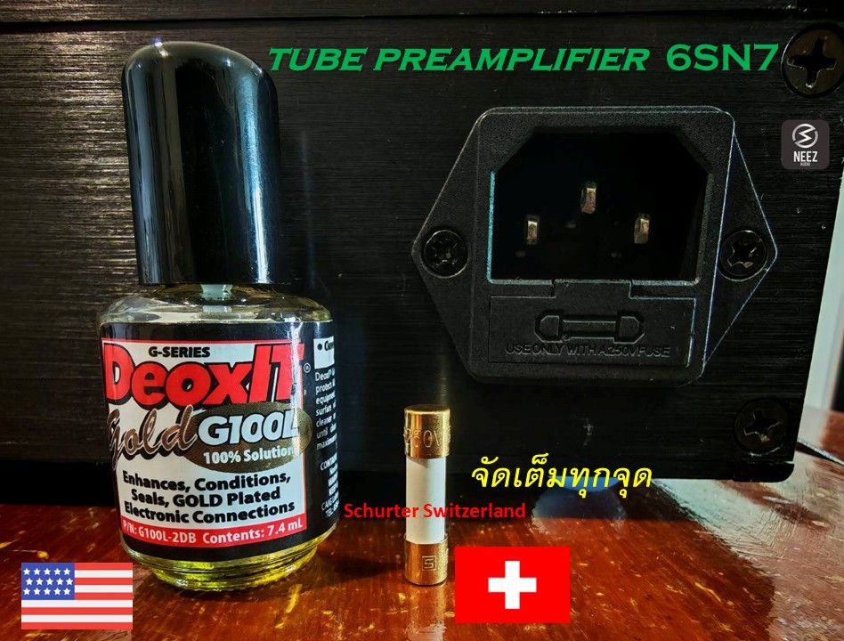ปรีหลอด Tube preamplifier 6SN7 Hard-Wire สเปค Hi-End ร้านไทย มีประกัน พร้อมส่ง