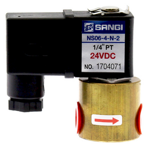 โซลินอยด์วาล์วแบบ Pluger SANGI รุ่น NS03 (1/8") - 4 - N - 2 - AC220V