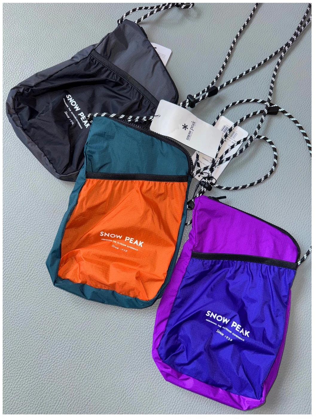กระเป๋าสะพายข้าง Snow Peak Offset Shoulder Pouch ของใหม่ ของแท้ พร้อมส่ง