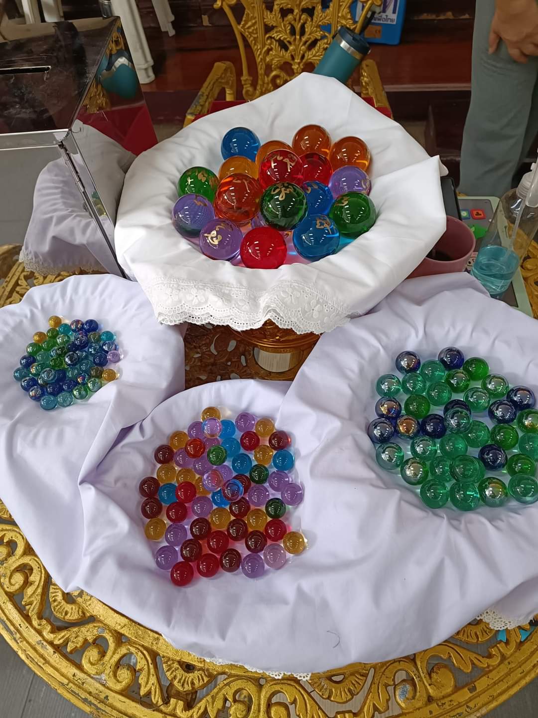 แก้วศิลาทิพย์ หลวงปู่มหาศิลา (สีเขียว) พุทธาภิเษก