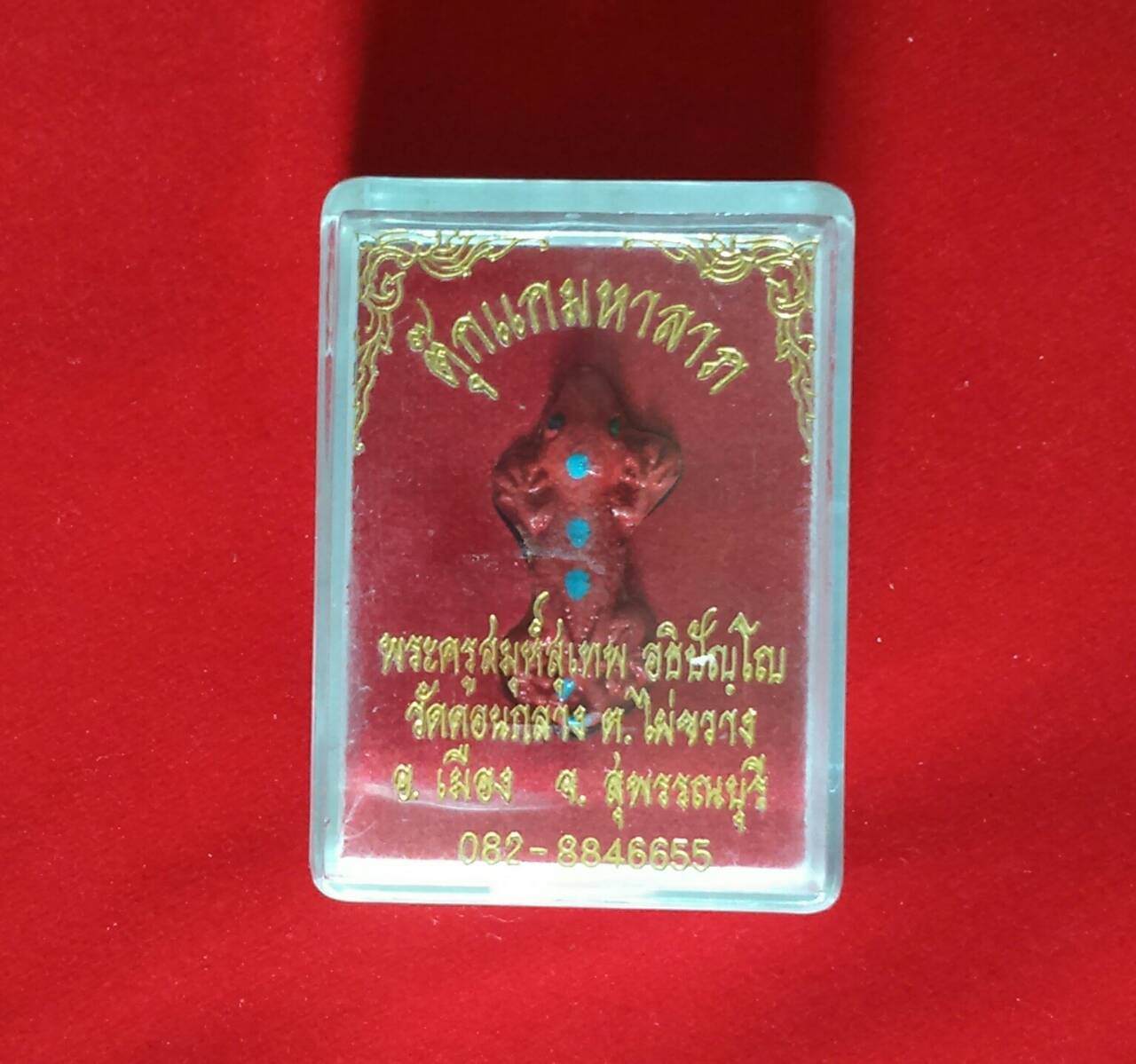 ตุ๊กแกมหาลาภ(องค์ครู) พระครูสมุห์สุเทพ วัดดอนกลาง จ.สุพรรณบุรี