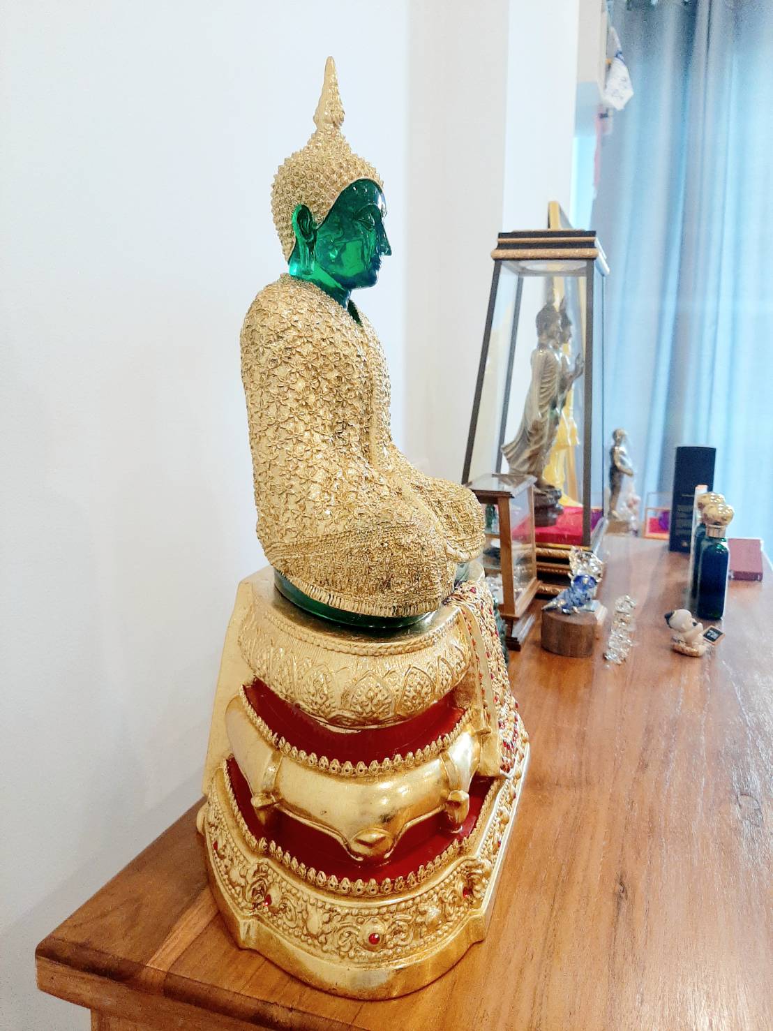 พระแก้วมรกต หน้าตัก ๙ นิ้ว (หลวงพ่อเล็ก กรรมฐาน ๓ วัน) พิธีพระพุทธเจ้า ๒๘ พระองค์เสด็จ