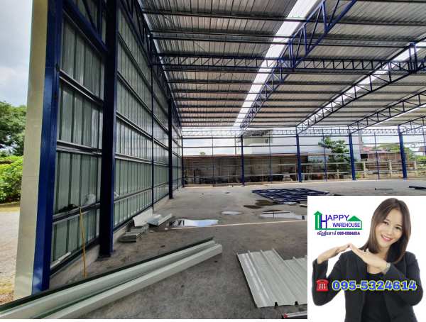 รับสร้างโกดัง สิงห์บุรี ขนาด20x30x6.00 เมตร