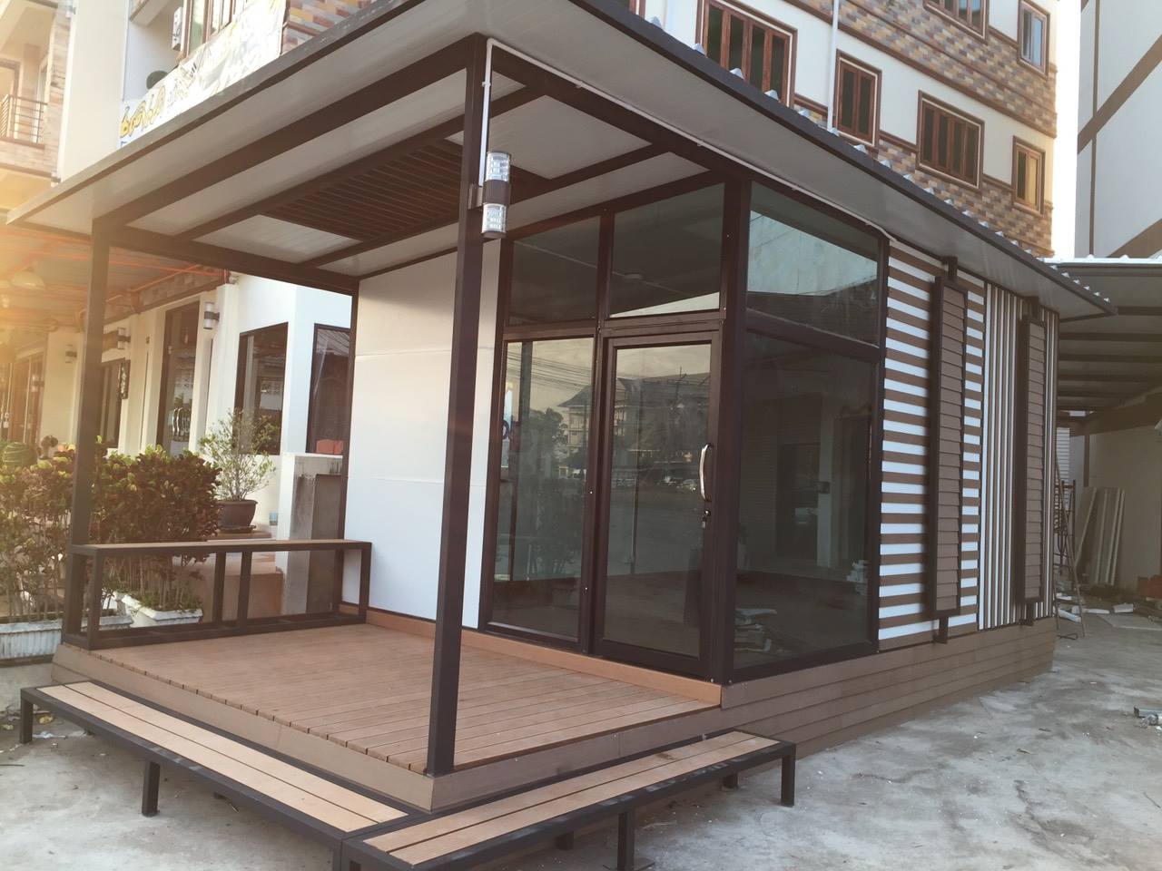 บ้านน็อคดาวน์ บ้านสำเร็จรูป สร้างออฟฟิศสำเร็จรูป ms-02