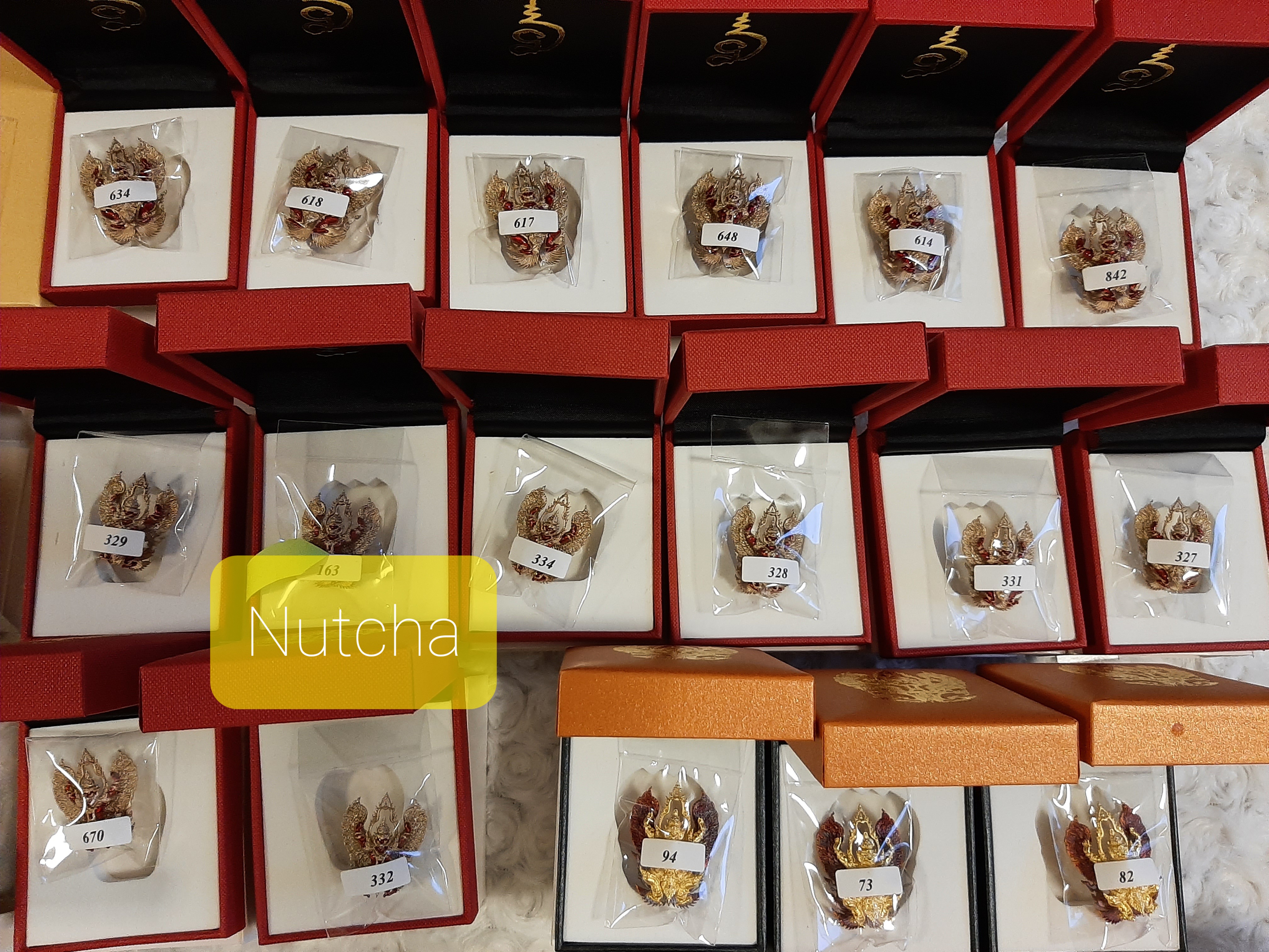 ครุฑทองคำ (พิมพ์เล็ก No.34) 1 ใน 38 องค์ พญาครุฑเทวราชมหาบารมี ๔ ทิศ หลวงพ่อวราห์ วัดโพธิ์ทอง