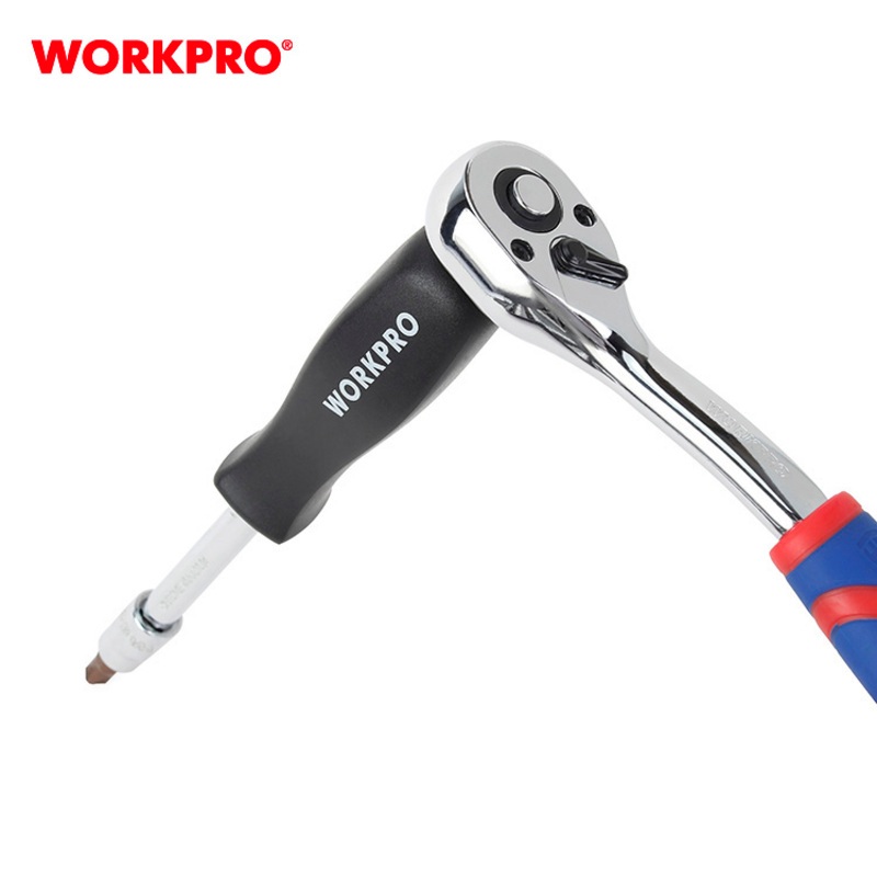 WORKPRO ชุดประแจบล็อคอเนกประสงค์ 46 ชิ้น ขนาด 1/4" รุ่น WP202540