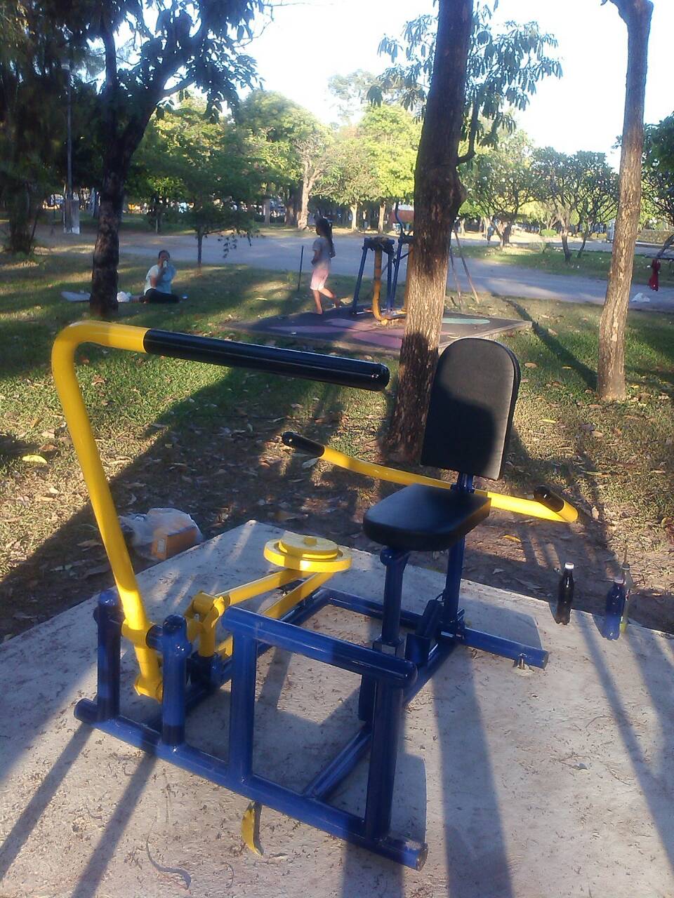 รหัส SM ผลงานติดตั้ง (สวนสาธารณะทุ่งศรีเมือง อ.เมือง จ.อุบลราชธานี) เครื่องออกกำลังกายกลางแจ้ง