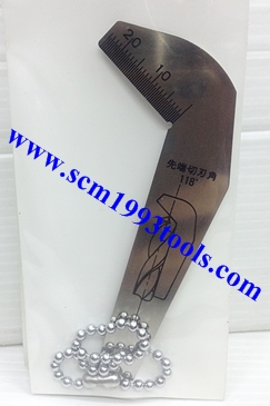 จานวัดมุมดอกสว่าน เกจวัดปลายสว่าน Drill Point Gauge ยี่ห้อ SK no.118 ญี่ปุ่น คุณภาพดี
