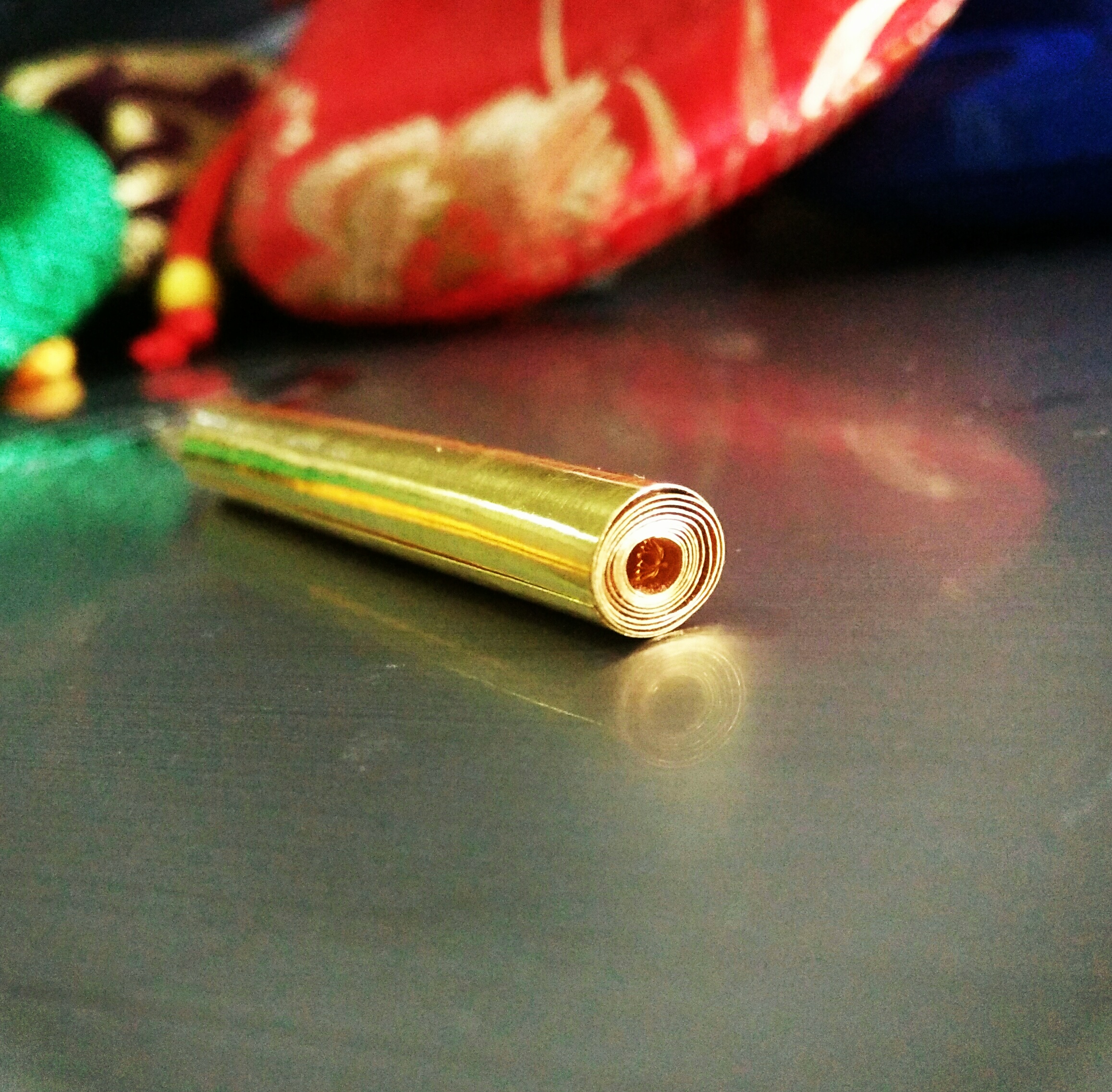 ตะกรุดมหาสะท้อนทองคำ (ซองเดิม)