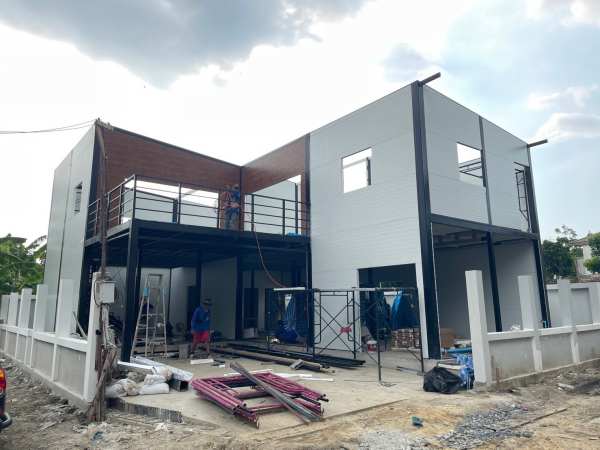 ออฟฟิศสำเร็จรูป บ้านสำเร็จรูป รามอินทรา14 ขนาด5.00x10.00และ5.00x14.00 เมตร 2 ชั้น