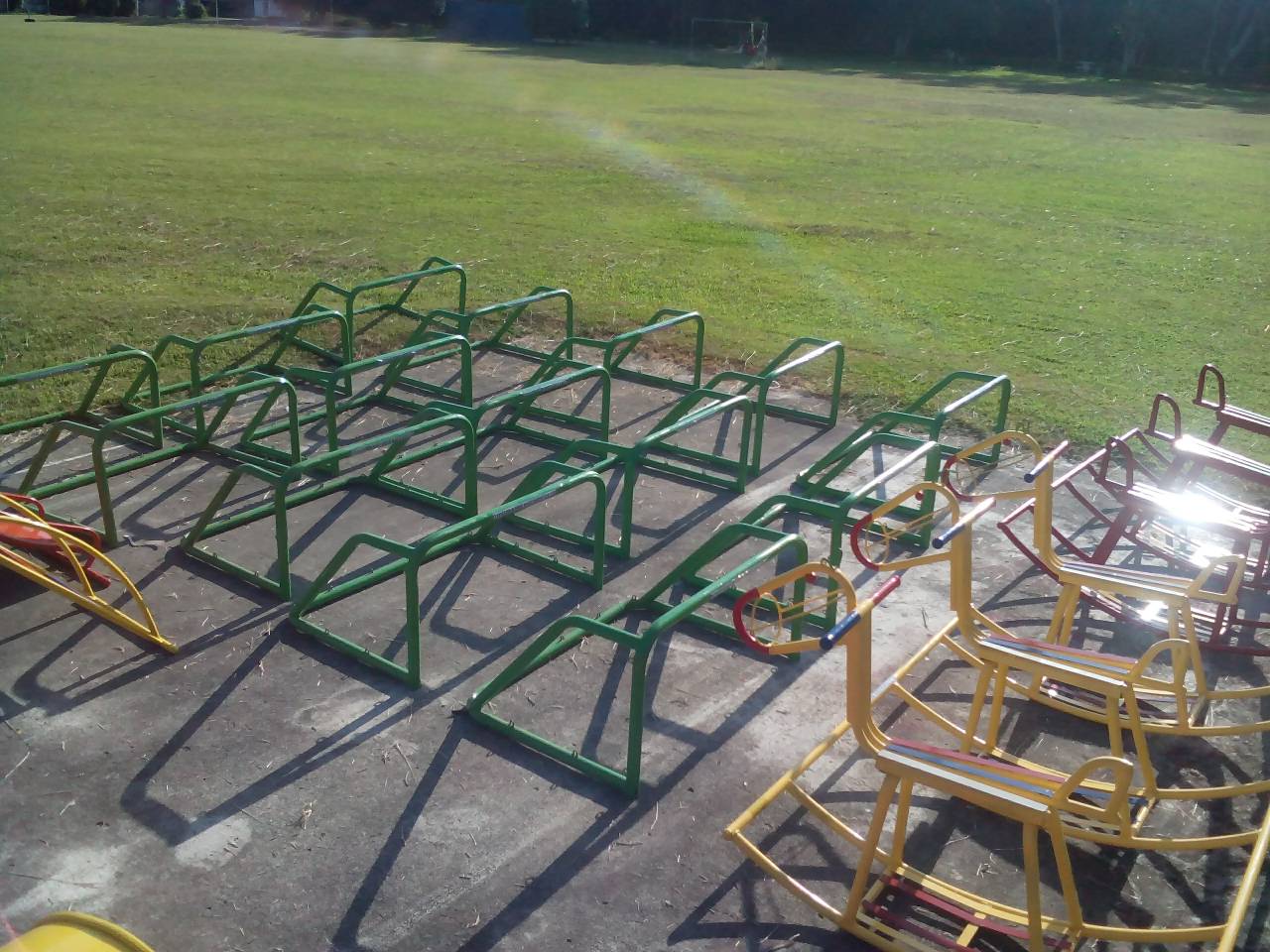 รหัส PG ผลงานติดตั้ง (โรงเรียนบ้านดอนแยง ม.8 อ.เทิง จ.เชียงราย) เครื่องเล่นสนามกลางแจ้งสำหรับเด็ก