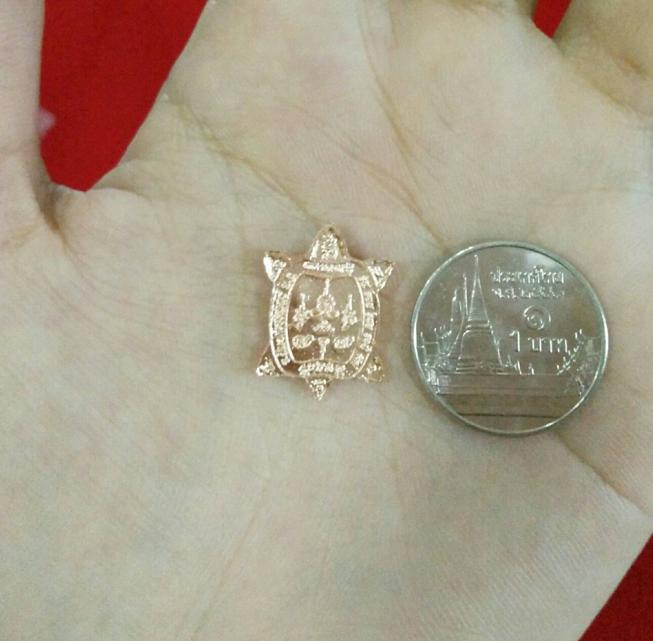 พระสังกัจจายน์ขี่เต่า วัดสี่แยกเจริญพร (พระอาจารย์เล็กปลุกเสก)