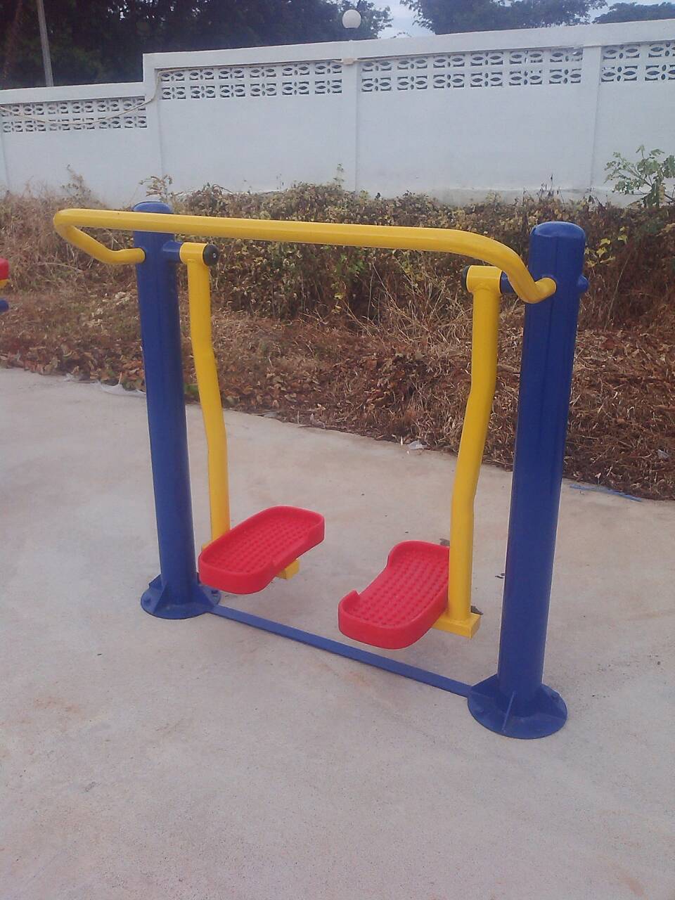 รหัส OUL ผลงานติดตั้ง (อบต.คือเวียง อ.ดอกคำใต้ จ.พะเยา) เครื่องออกกำลังกายกลางแจ้ง