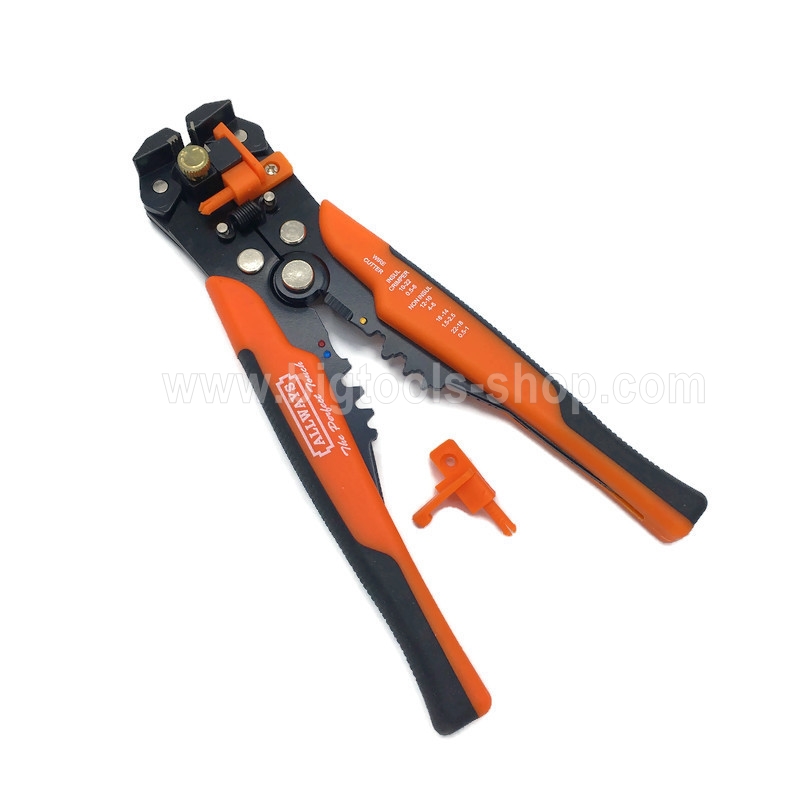 ALLWAYS คีมปอกสายออโต้+ย้ำสาย+ตัดสาย รุ่น P-60 8" (สีส้ม) (ของแท้)