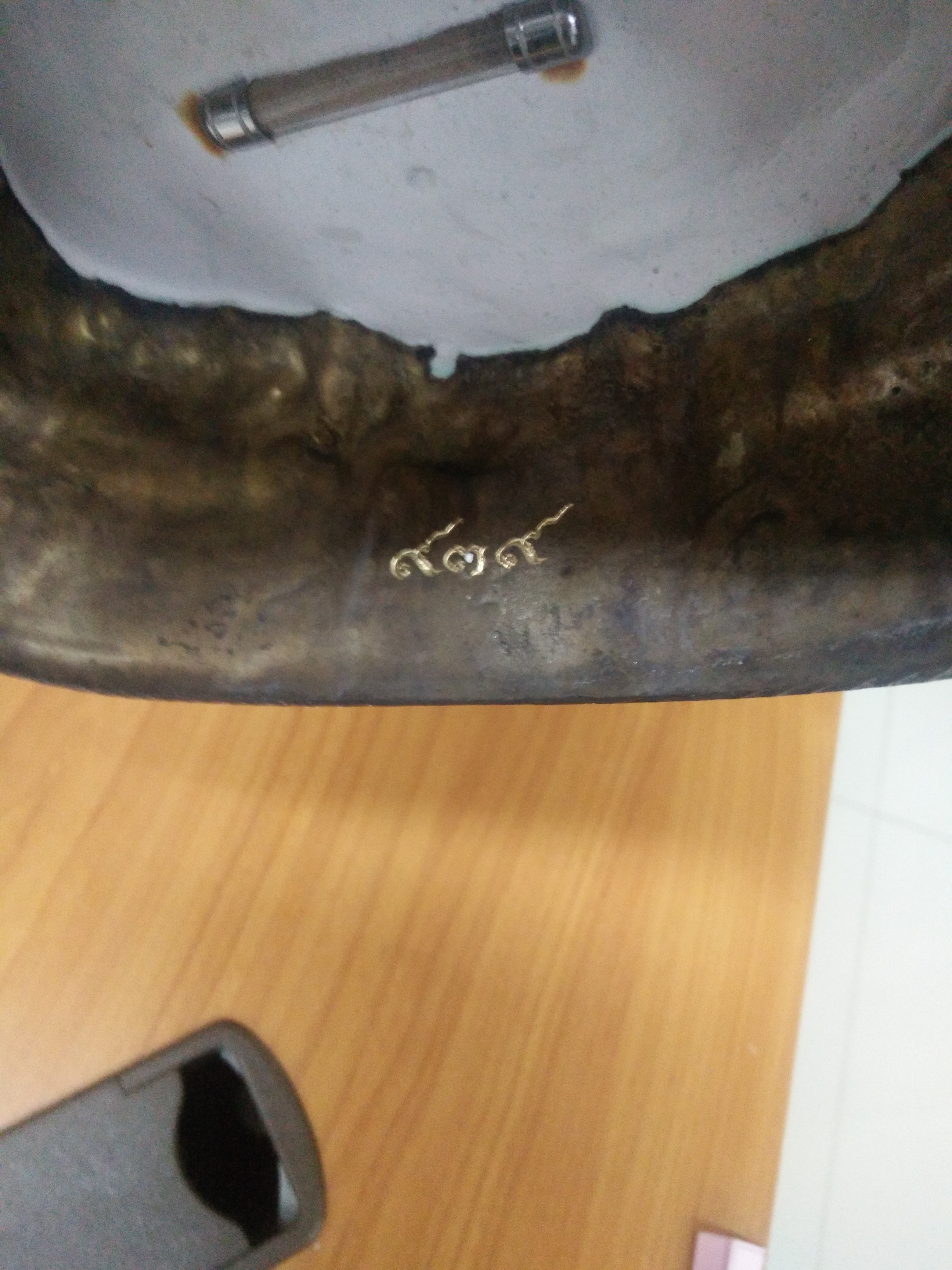 พระบูชาสมเด็จศริริราช 100 ปี (รมดำเข้ม) (No.๙๓๙) ขนาด ๕ นิ้ว ใต้ฐานมวลสาร ฝังมวลสาร