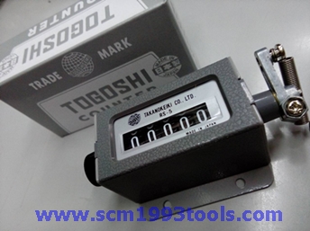 Togoshi โทโกชิ นับเลขกระตุก รุ่น RS-4 Rachet Counter ญี่ปุ่น คุณภาพดี