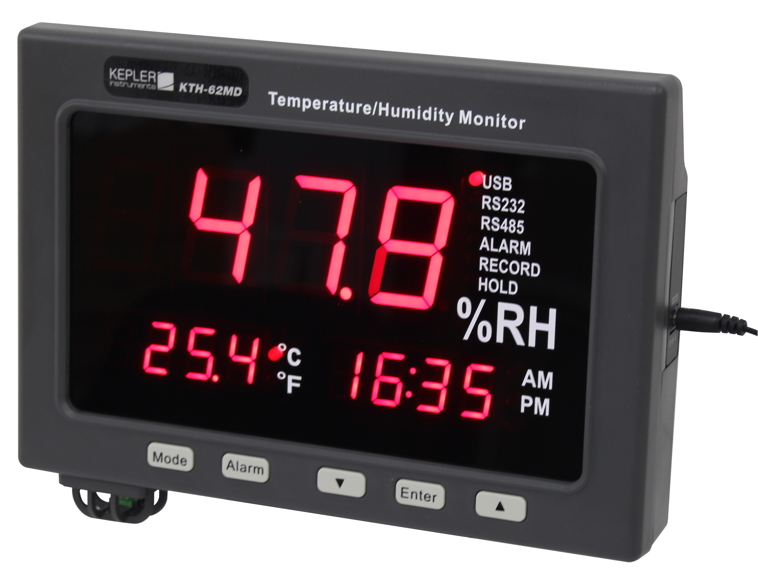 เครื่องบันทึกอุณหภูมิและความชื้น KEPLER รุ่น KTH-62MD :Temperature&Humidity Data Logger