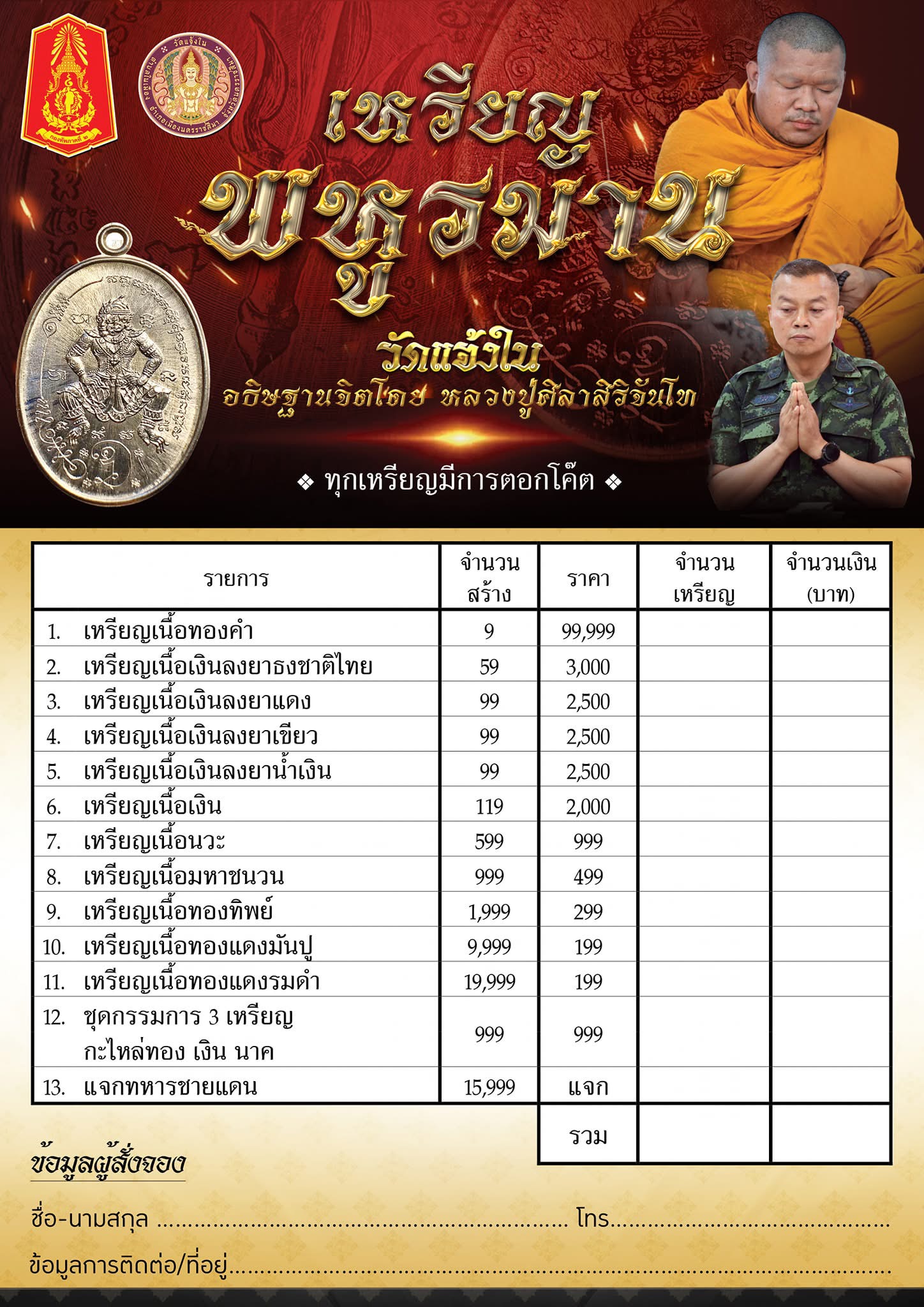 พหูรมาน ทองแดงมันปู วัดแจ้งใน หลวงปู่ศิลา