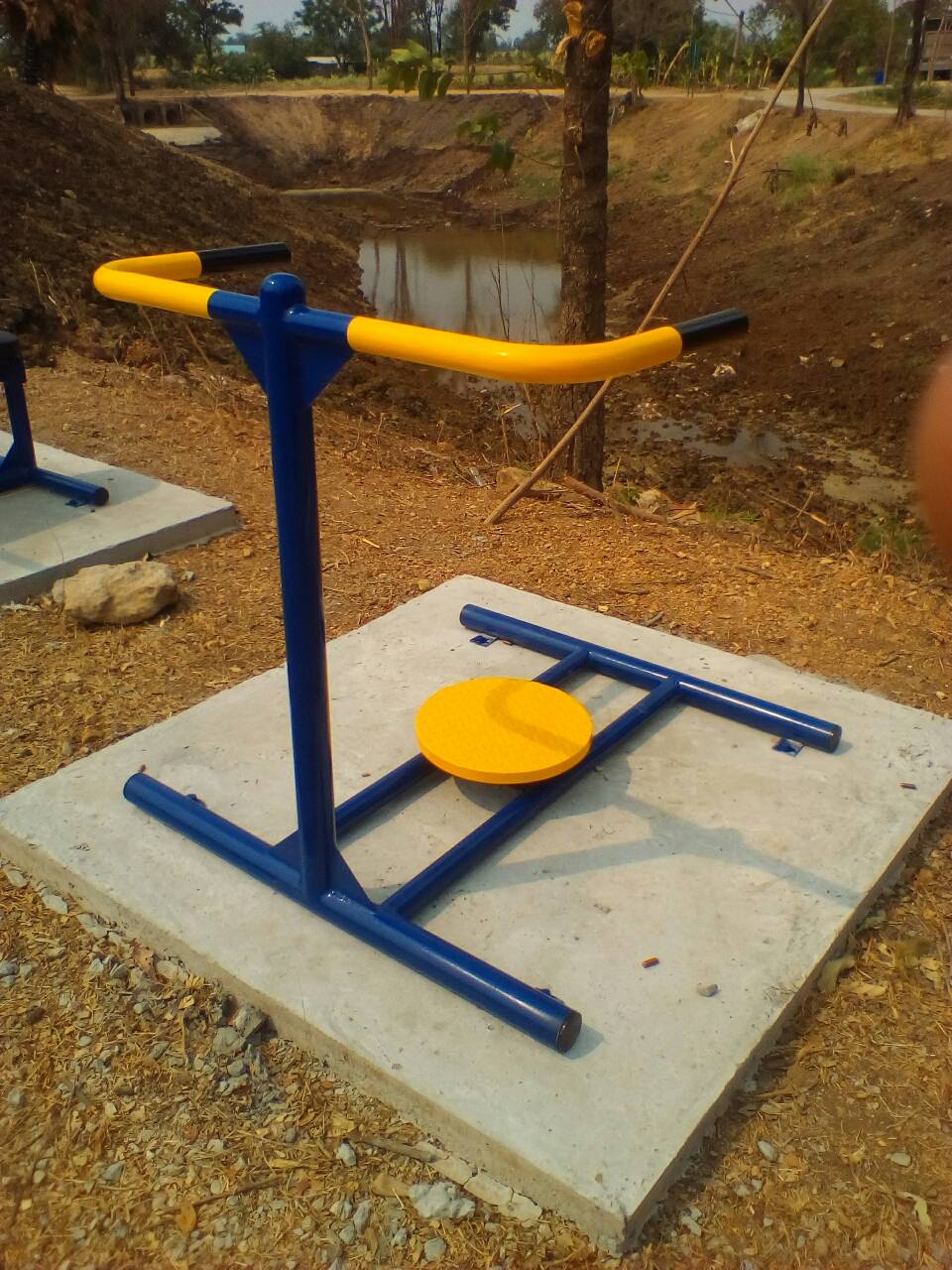 รหัส SM ผลงานติดตั้ง (สระบุรี) เครื่องออกกำลังกายกลางแจ้ง