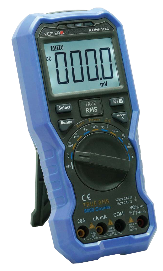 ดิจิตอลมัลติเตอร์ (DIGITAL MULTIMETERS) KEPLER รุ่น KDM-18A