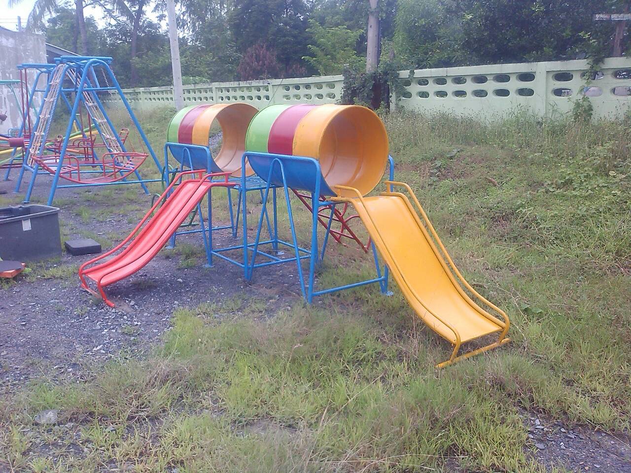 รหัส PG ผลงานติดตั้ง (อบต.หัวโพธิ์ อ.สองพี่น้อง จ.สุพรรณบุรี) เครื่องออกกำลังกายเด็ก