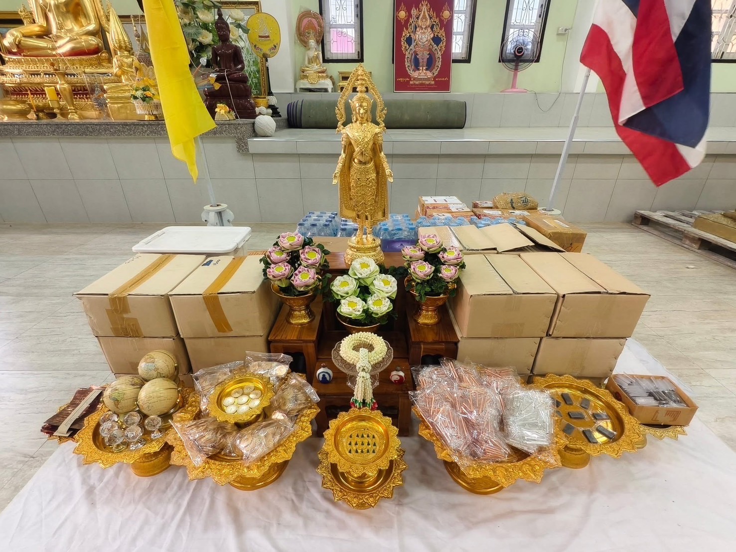 กี่เพ้าฮู้หม่าโจว พอจ.บ๊ะ วัดโพธิ์ลังกา