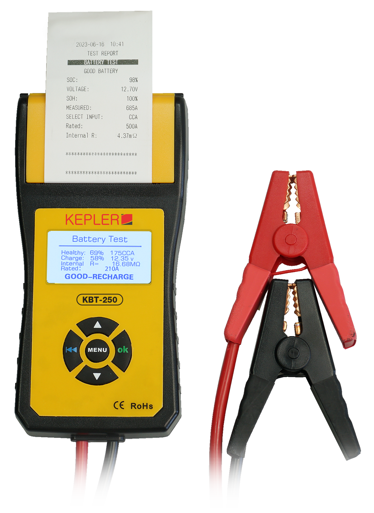 เครื่องวัดและวิเคราะห์แบตเตอรี่ (Battery Analyzer) KEPLER Model : KBT-250