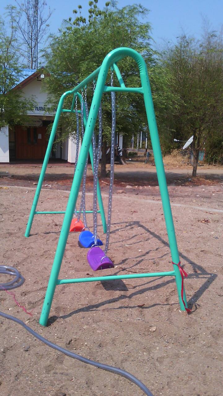 รหัส PG ผลงานติดตั้ง (จังหวัดตาก) เครื่องออกกำลังกายเด็ก