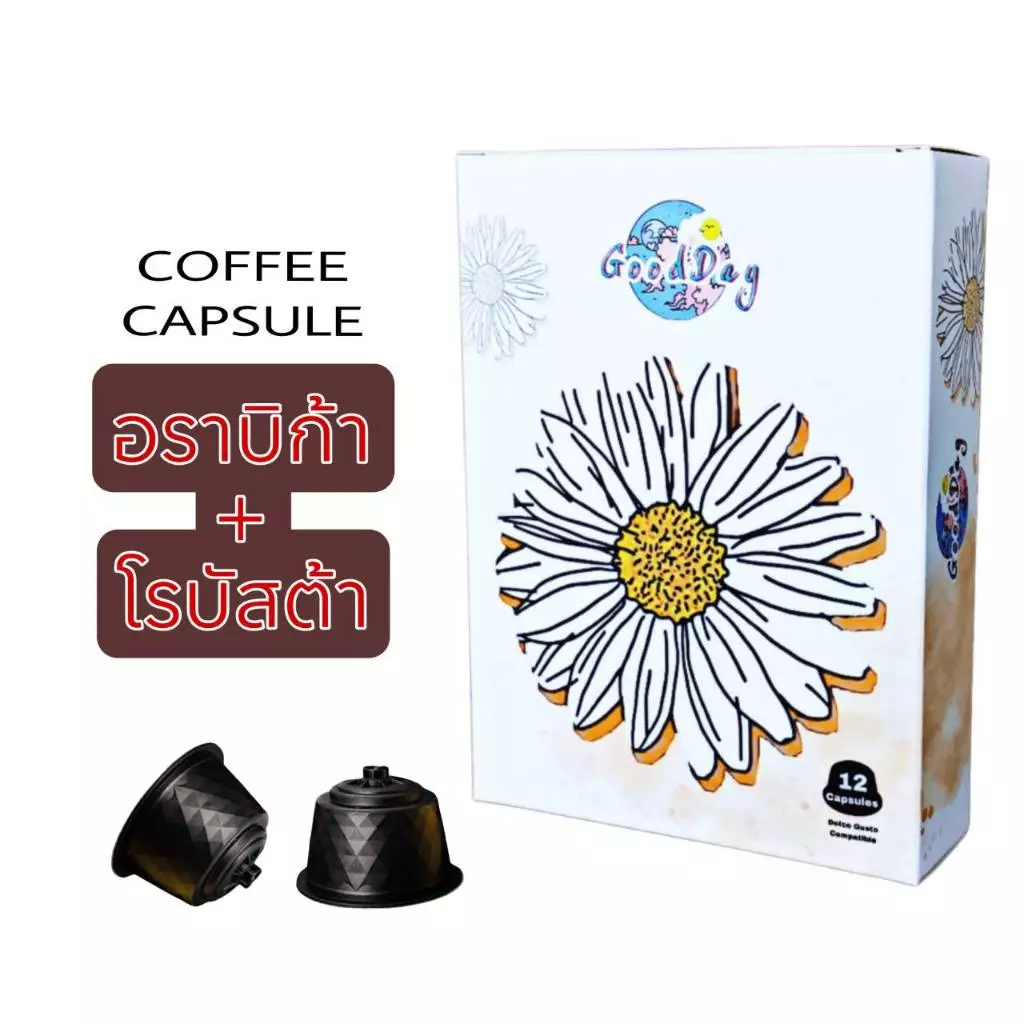 กาแฟแคปซูล อราบิก้า+โรบัสต้า DOLCE GUSTO 12 แคปซูล
