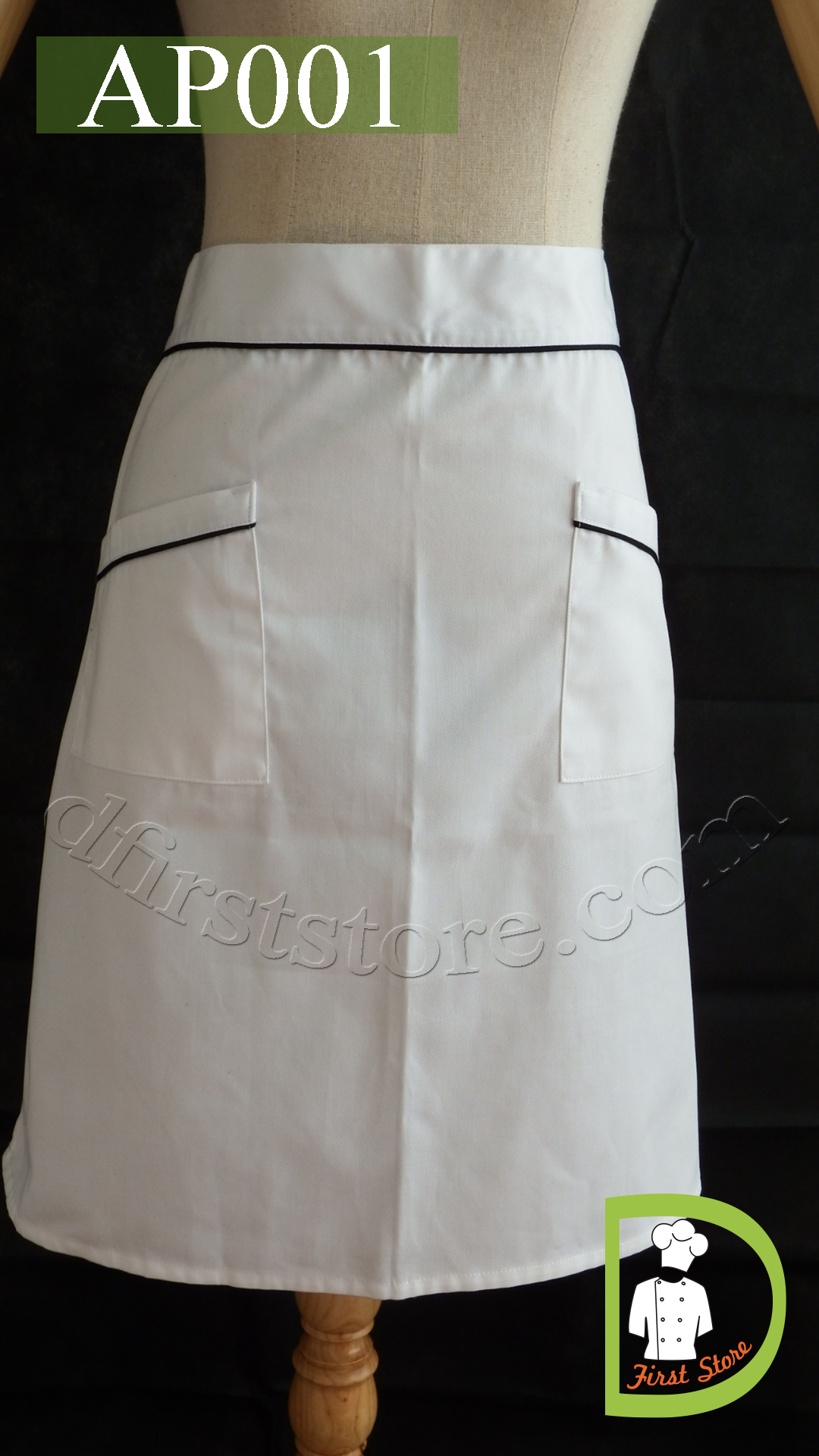AP001 Half Body Apron ผ้ากันเปื้อน ครึ่งตัว