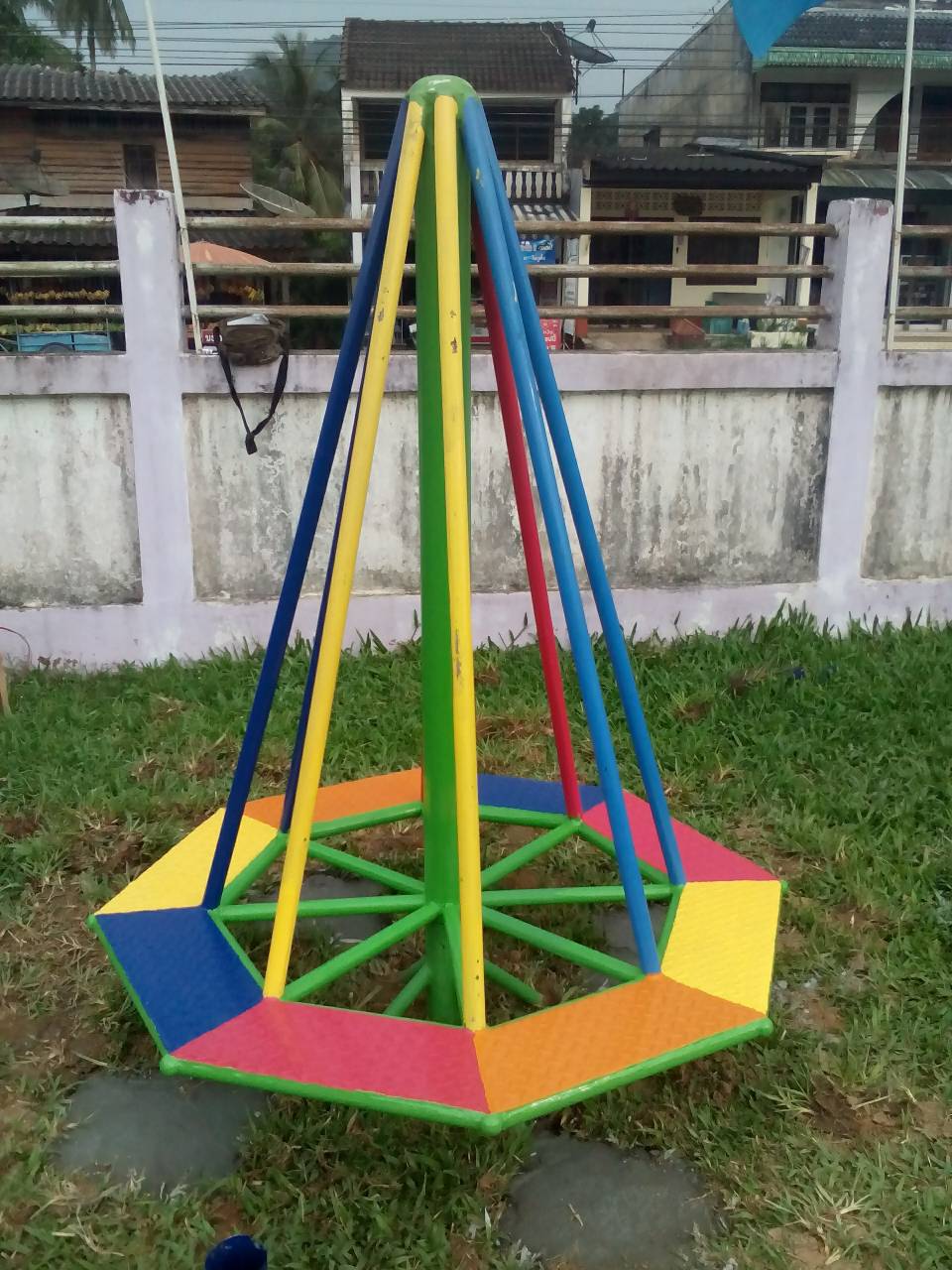 รหัส PG ผลงานติดตั้ง (อำเภอนาโยง จังหวัดตรัง) เครื่องออกกำลังกายเด็ก