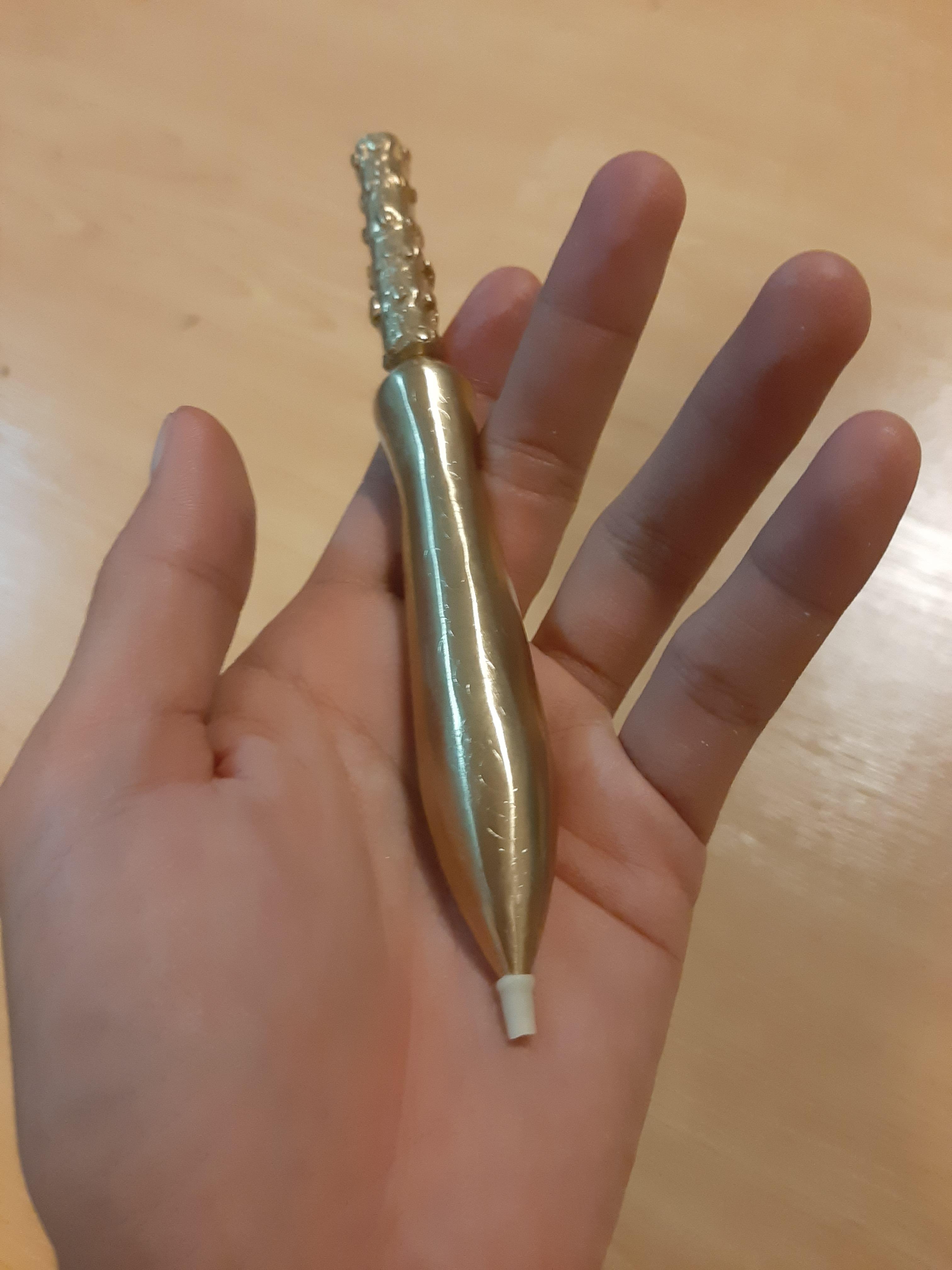 เหล็จจารหลวงตาม้า (มีรอยจารรอบด้าม) วัดถ้ำเมืองนะ