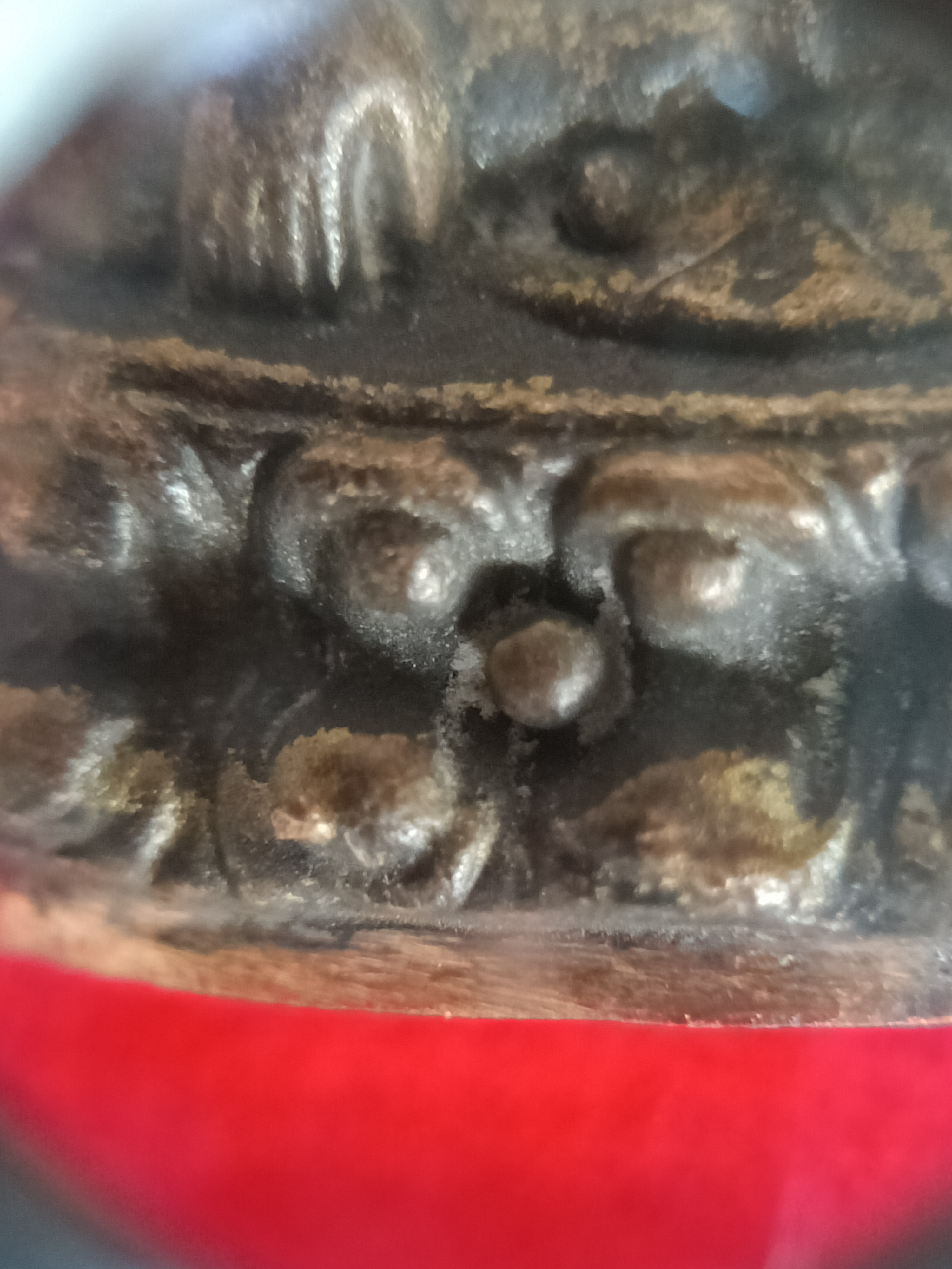 พระกริ่งดาวห้าดวง นวะแก่เงิน (มีเนื้อเกินหลายจุด) ลพ.เล็ก วัดท่าขนุน ลพ.บ๊ะ พุทธาภิเษก