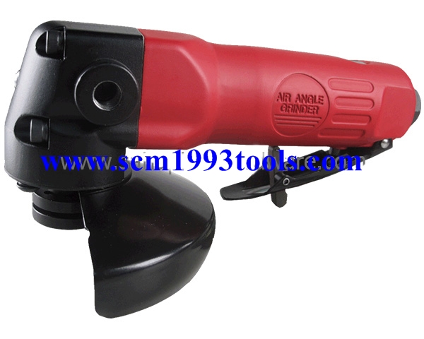 RY-402A เครื่องขัดไฟเบอร์ 4 นิ้ว ลมออกหลัง รุ่นมือไกกด งานเบา Angle Grinder