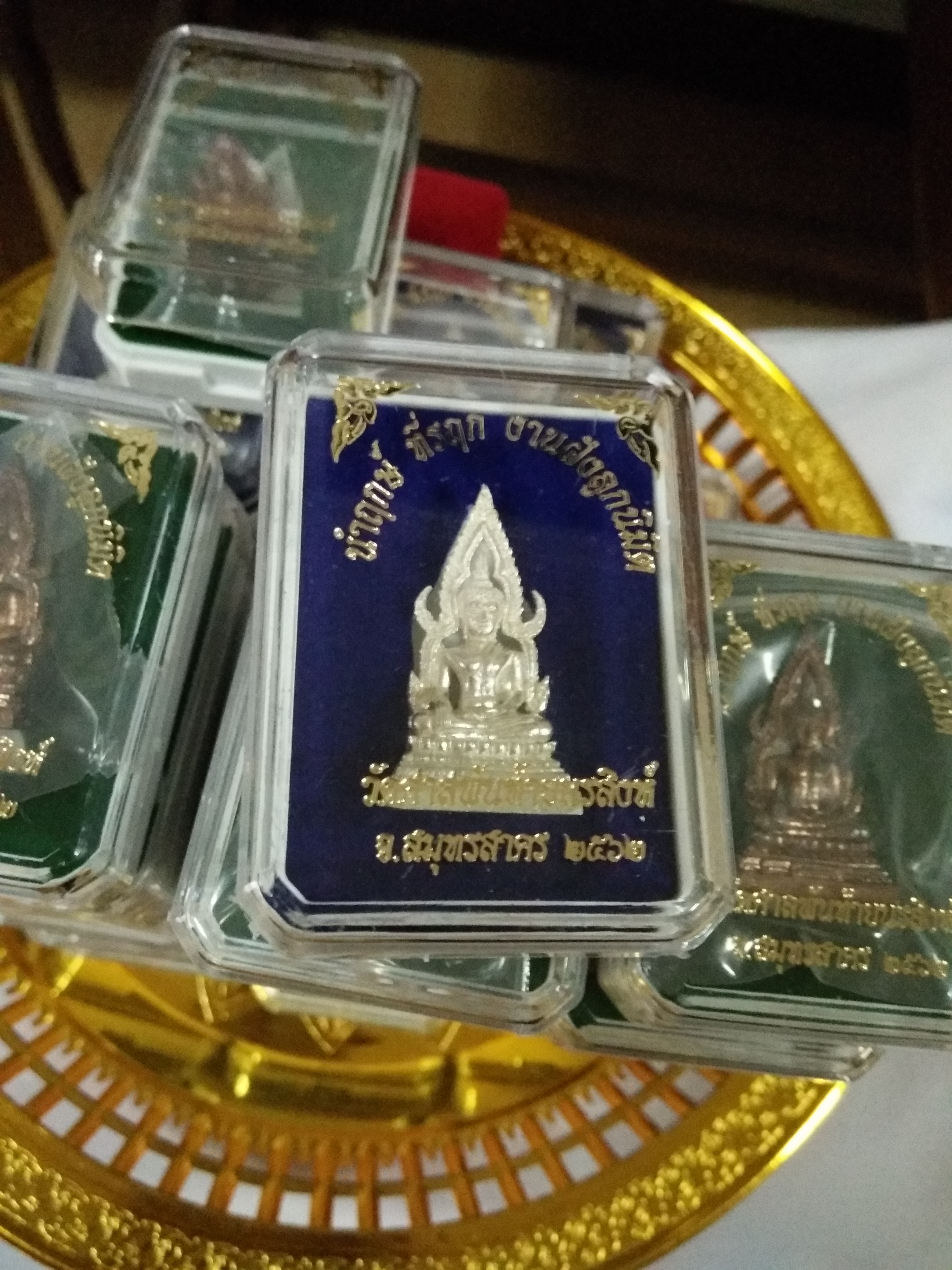 สมเด็จองค์ปฐมเนื้อเงิน วัดศาลพันท้ายนรสิงห์ ปี 62 (สร้างเพียง 59 องค์)