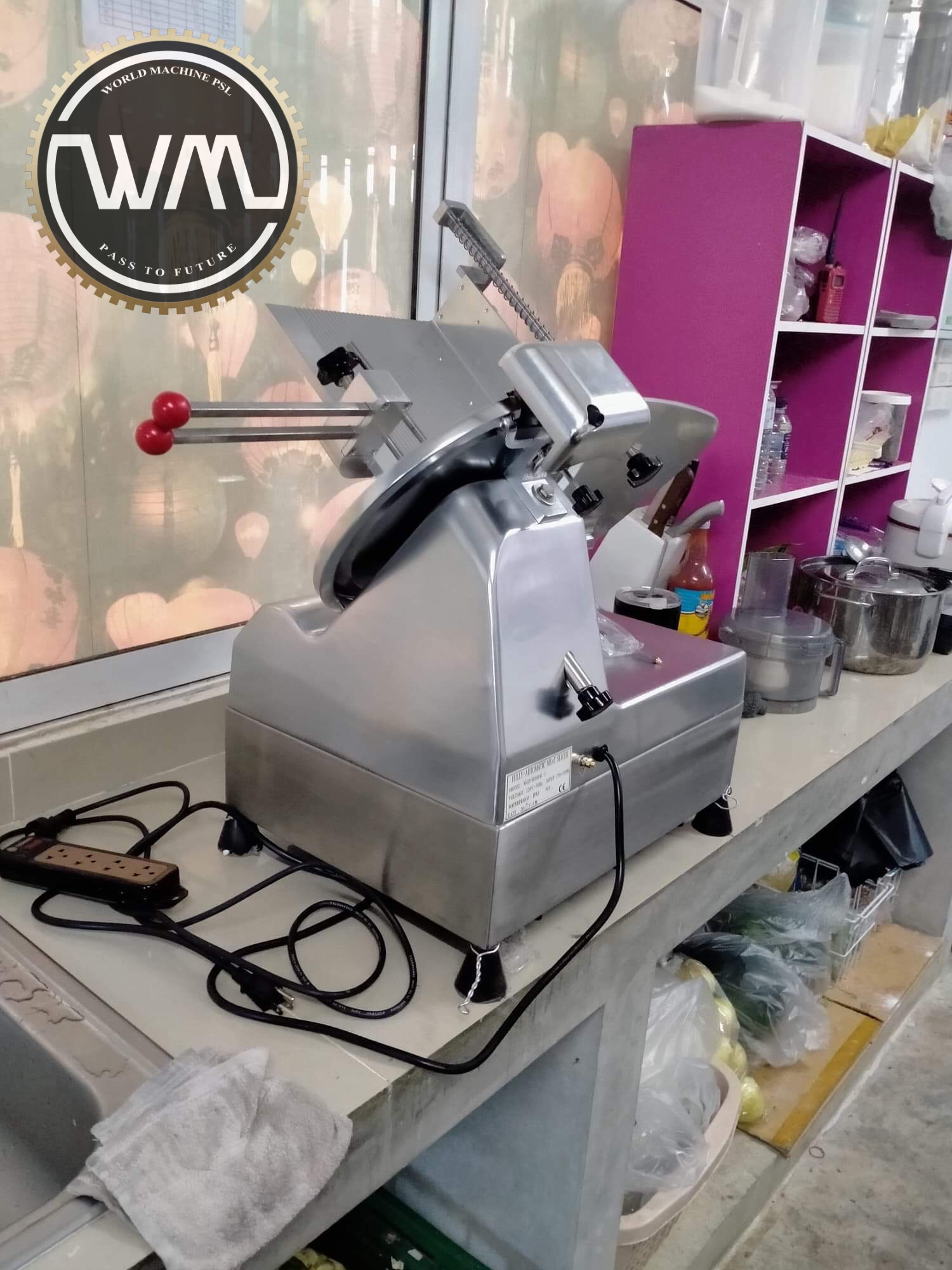 เครื่องสไลด์เนื้อ 12 นิ้ว อัตโนมัติ ออโต้ เนื้อ เนื้อชาบู เครื่องสไลด์เนื้อ เครื่องสไลด์ เครื่องหั่นเนื้อ