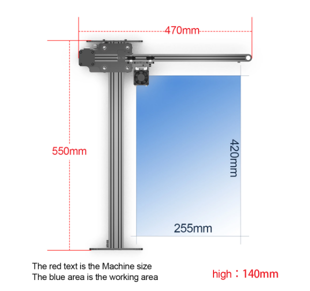 30W Laser Engraver, Cutter 2S Plus 255 x420 mm