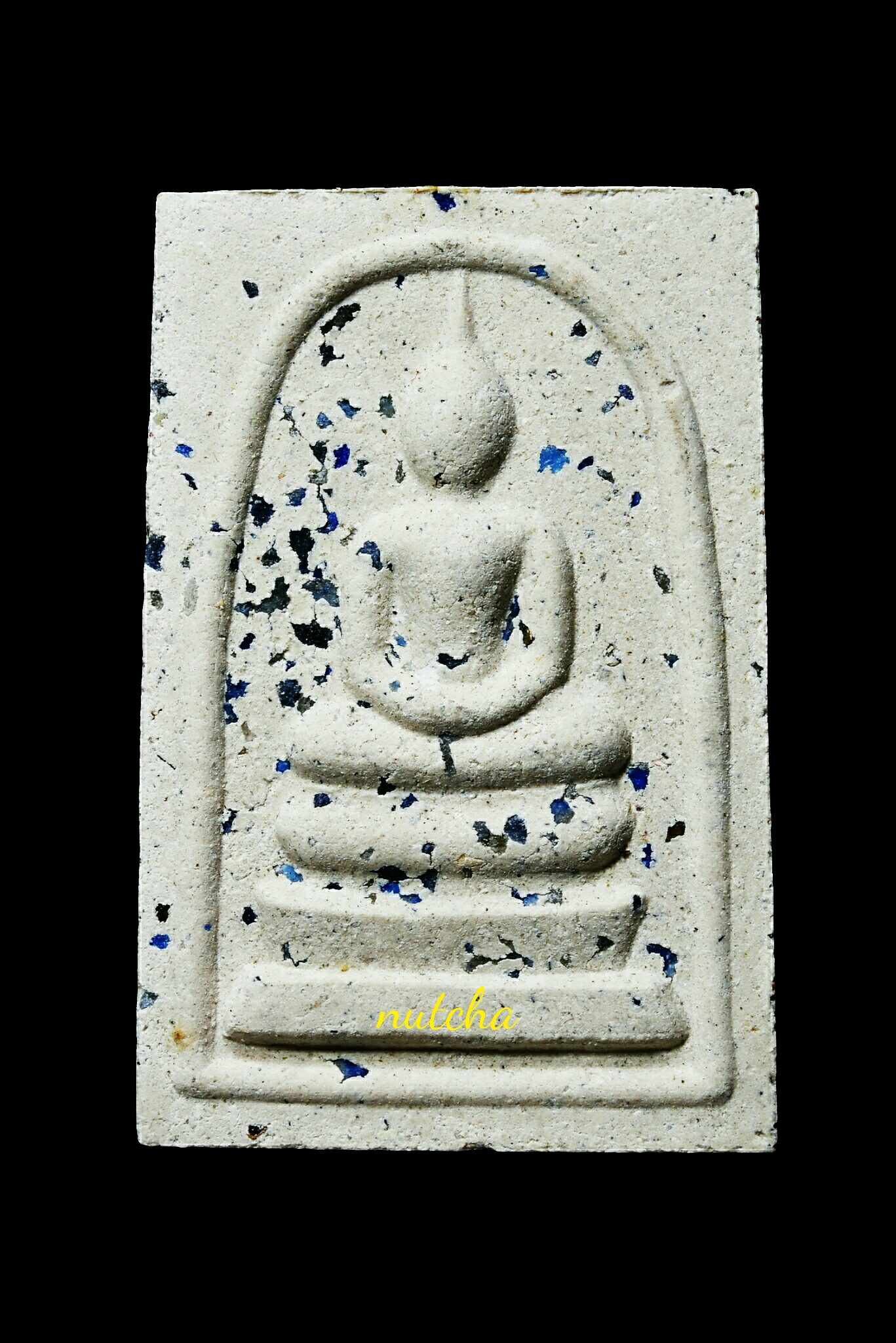 พระสมเด็จพิมพ์ใหญ่เฉลิมพระเกียรติ (เนื้อโรยพลอย หลังนวโลหะ) วัดธัมมธโร กรุงแคนเบอร์รา ปี ๔๙