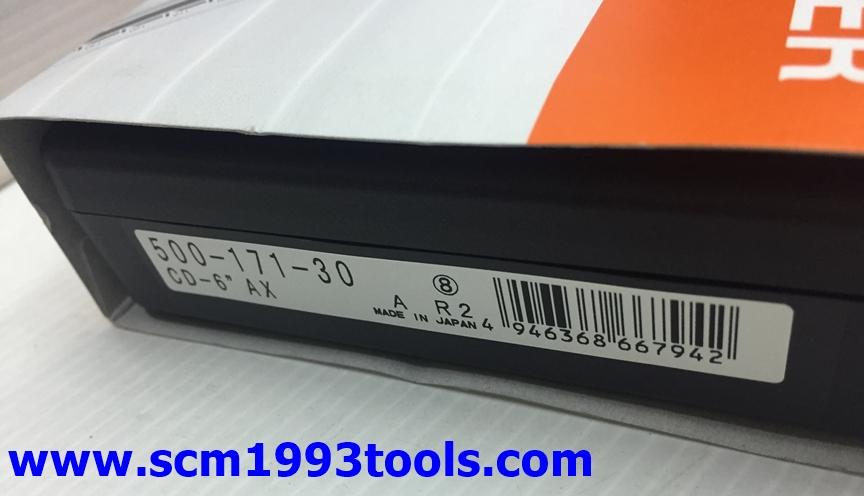 เวอร์เนียดิจิตอล 6 นิ้ว Mitutoyo รุ่น 500-171-30 ABSOLUTE Digimatic Caliper 150mm / 6" ญี่ปุ่น คุณภาพดี