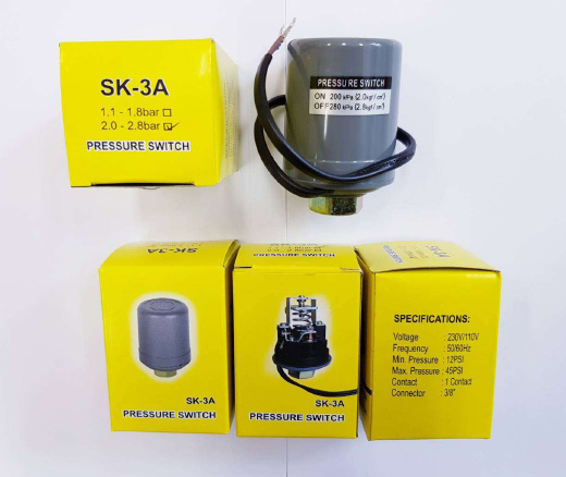 Pressure Switch SK-3A Single Contact (2.0 - 2.8 bar)