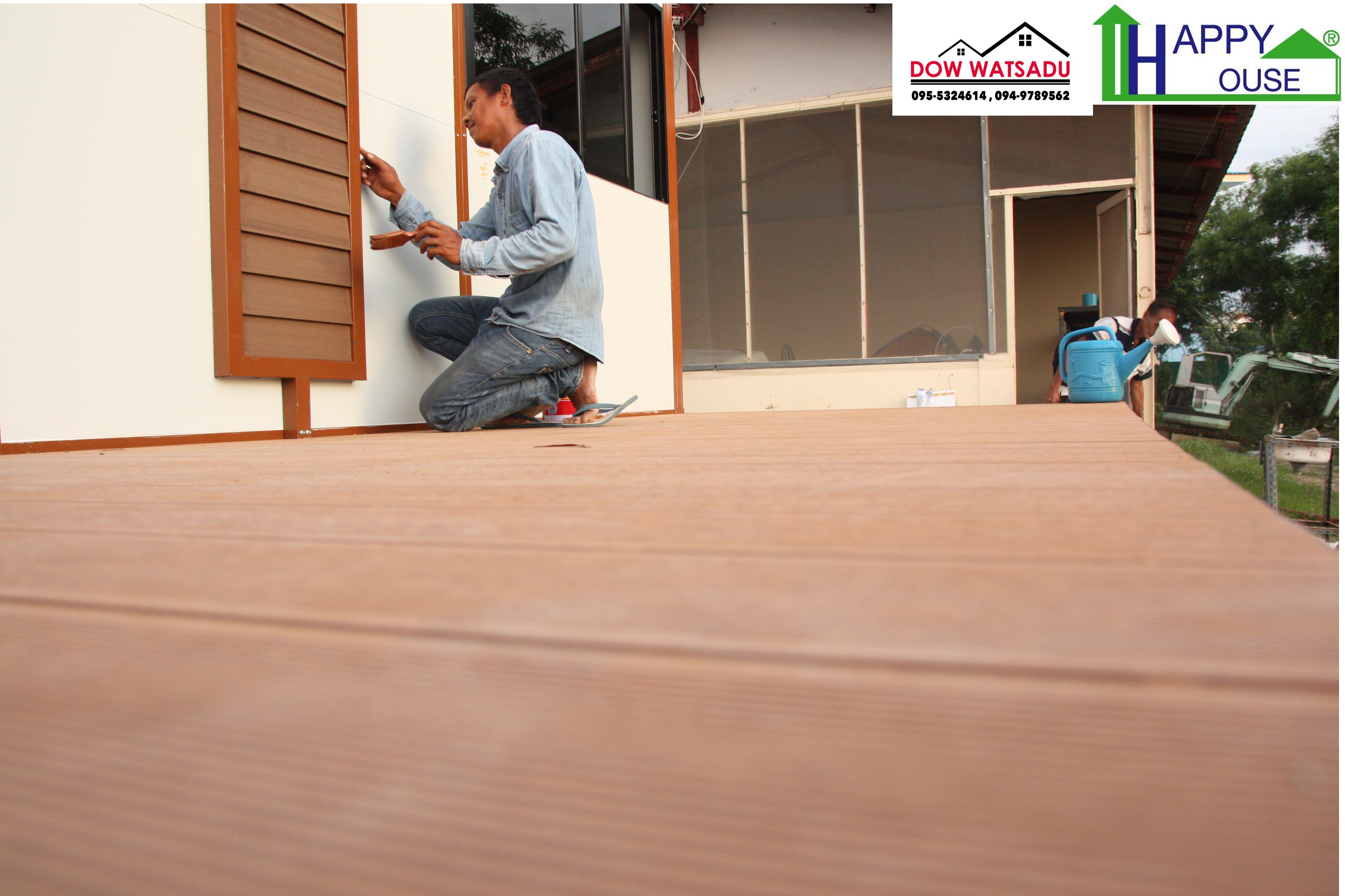 บ้านสำเร็จรูป บ้านน็อคดาวน์ สร้างออฟฟิศ happyhouse MS-07
